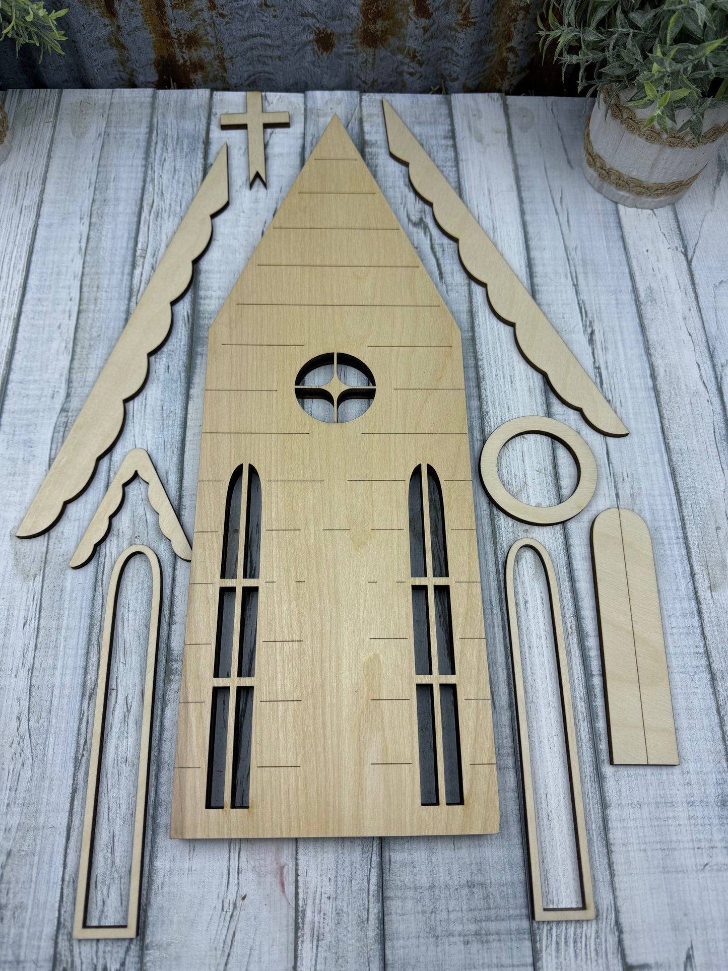 Snowy Top Church Diy Kit