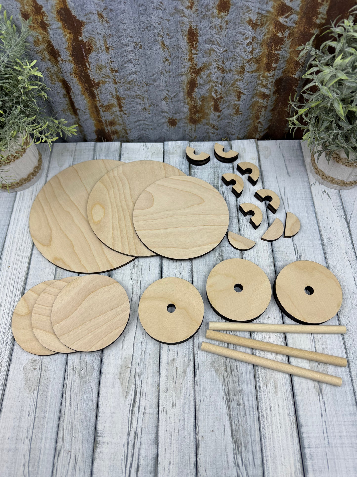 Clock Faces w/ Stands DIY Kit
