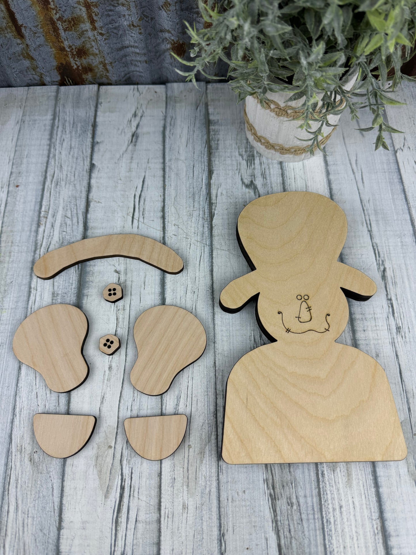 Sitting Scarecrow Diy Kit