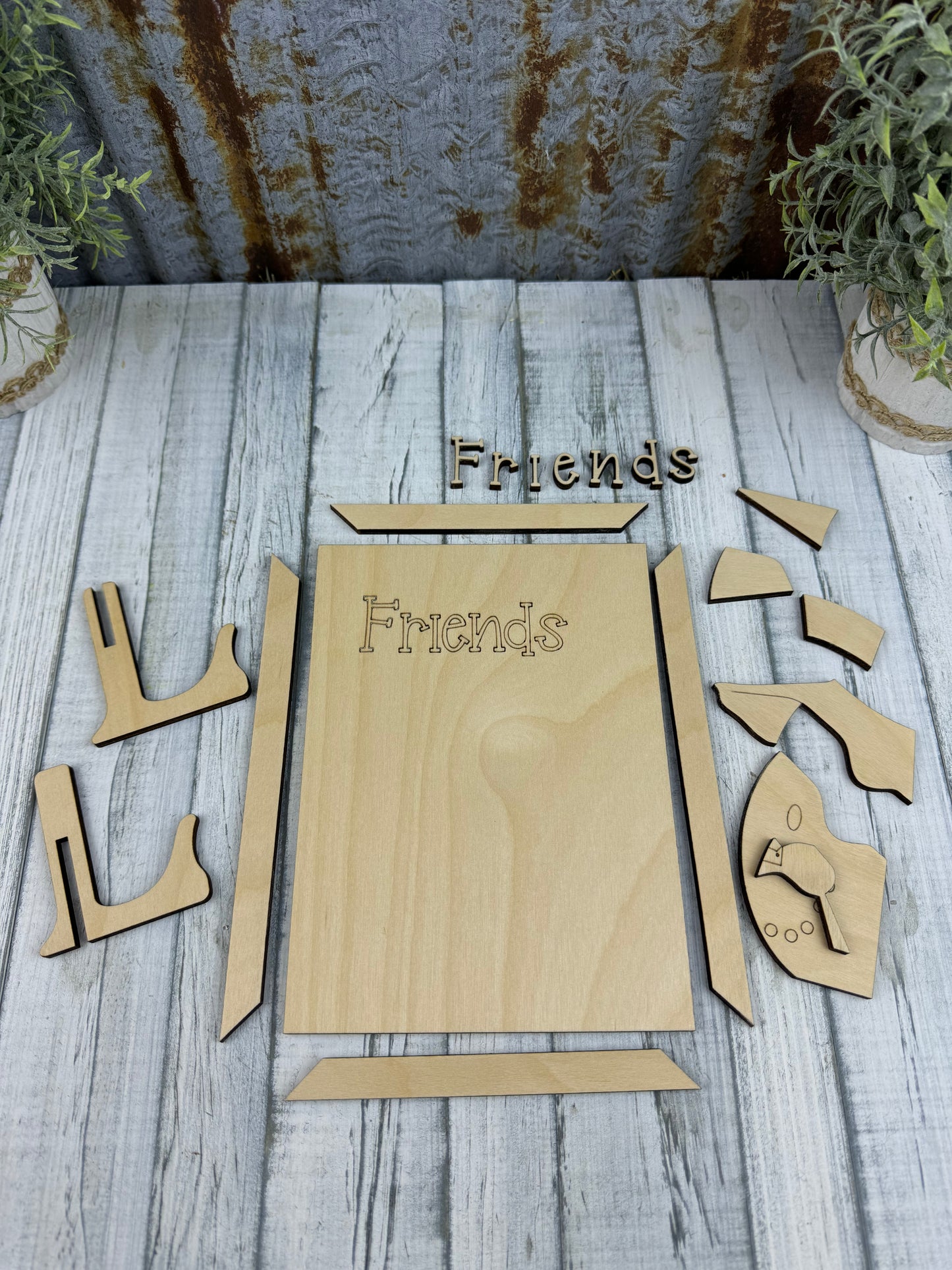 Snowman Friends Frame Diy Kit