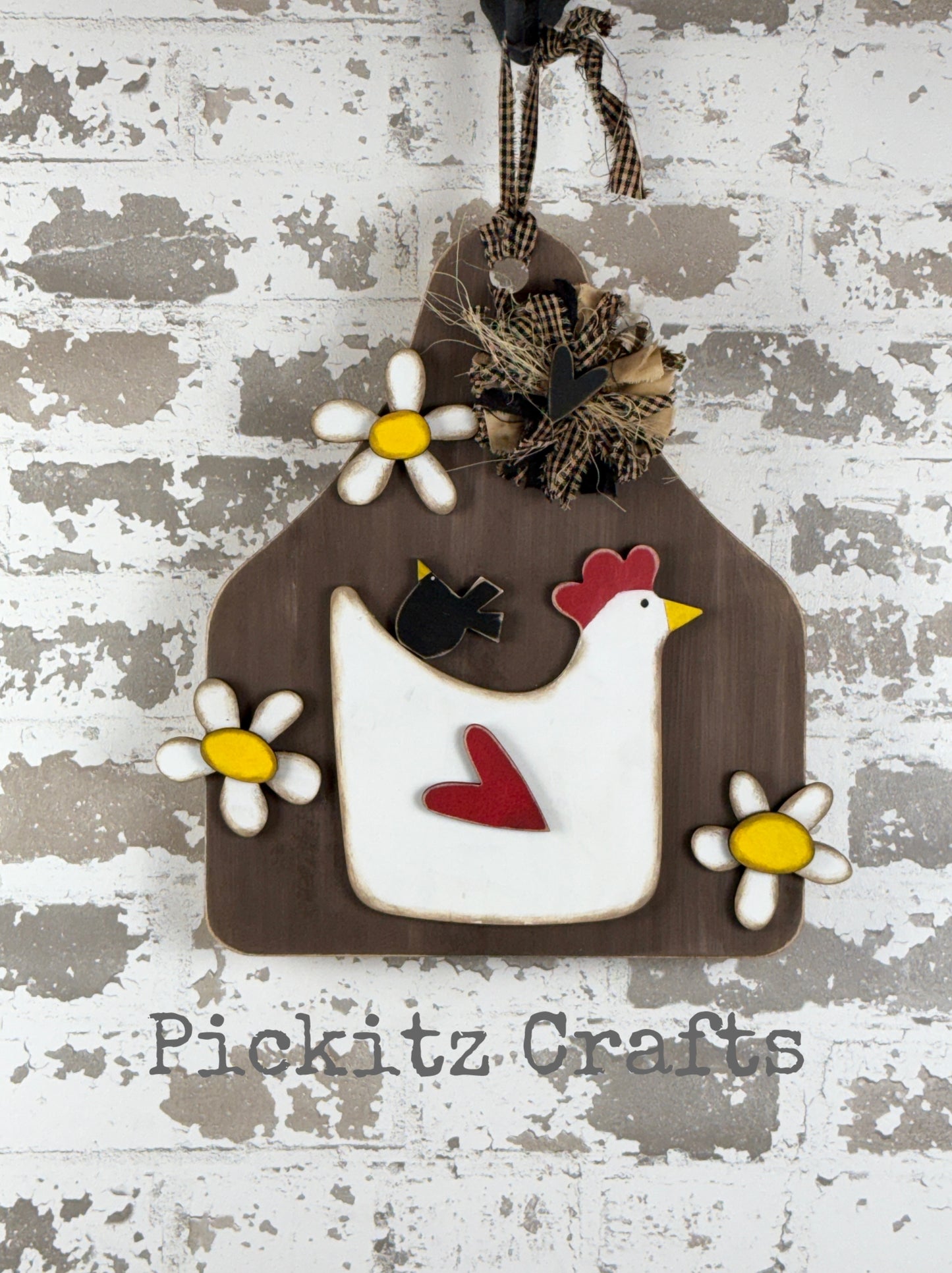 Cow Tag Door Hanger Animals Diy Kit