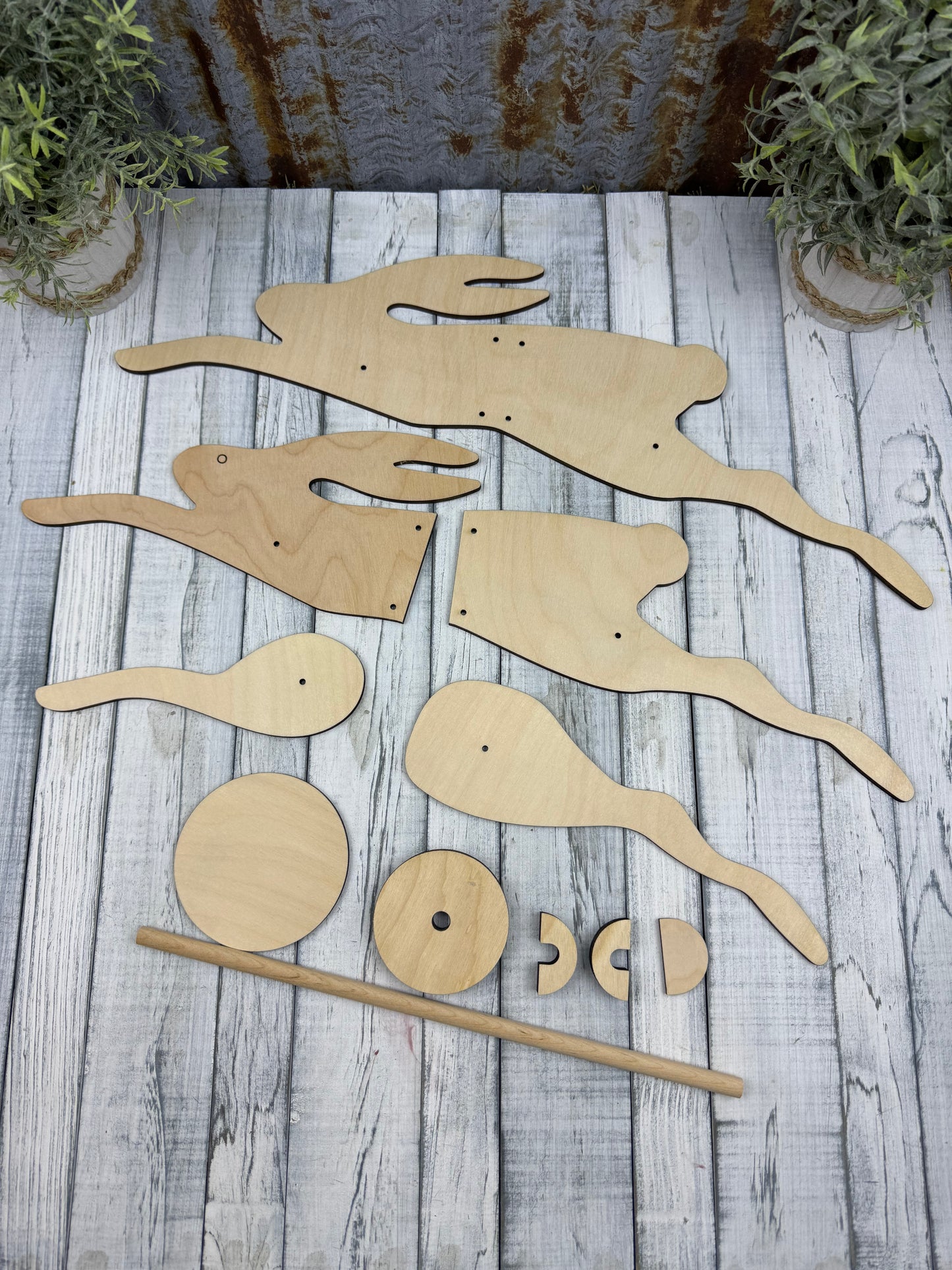 Leaping Hare/ Bunny DIY KIT