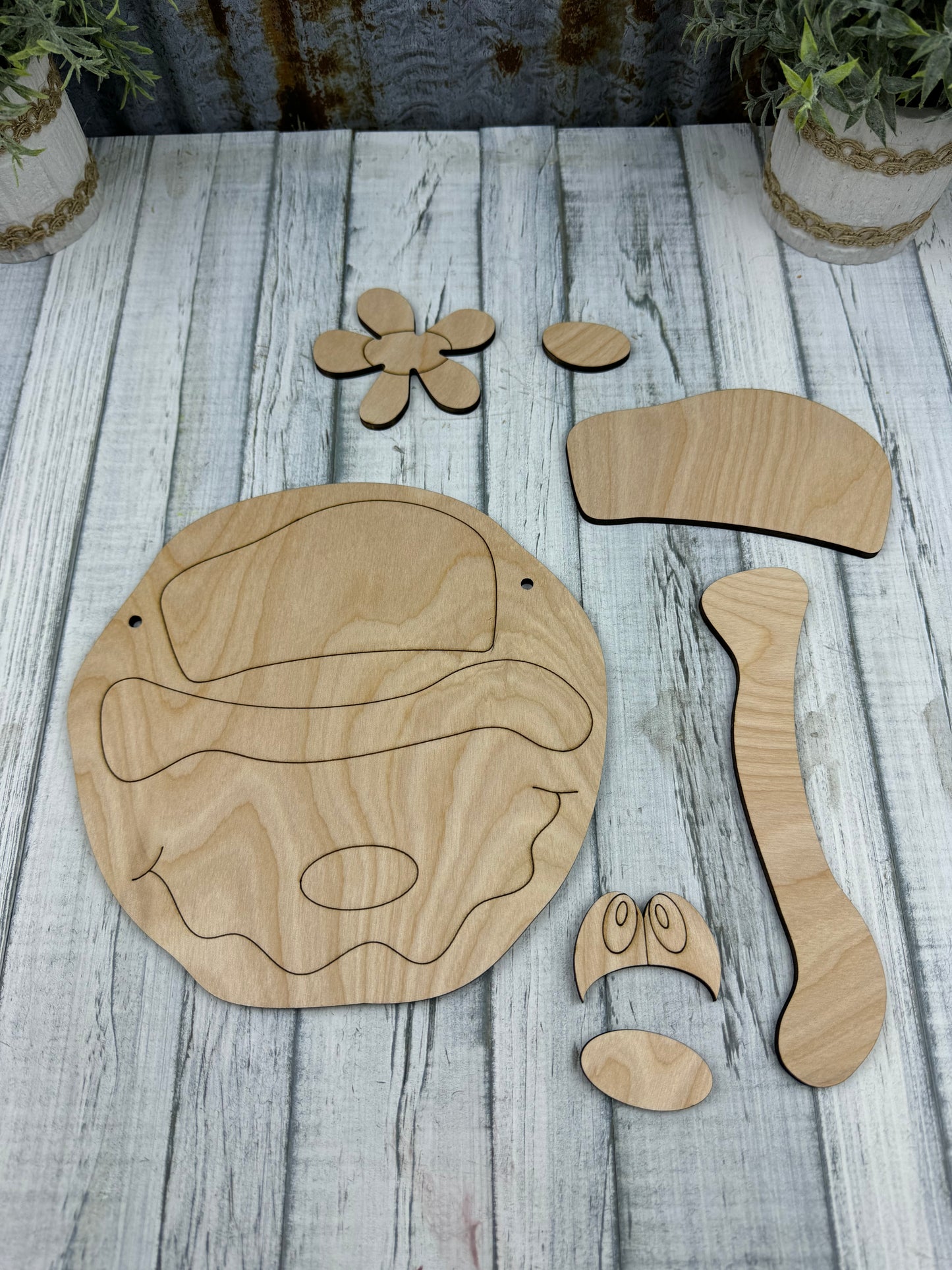 Snowman Door Hanger Diy Kit