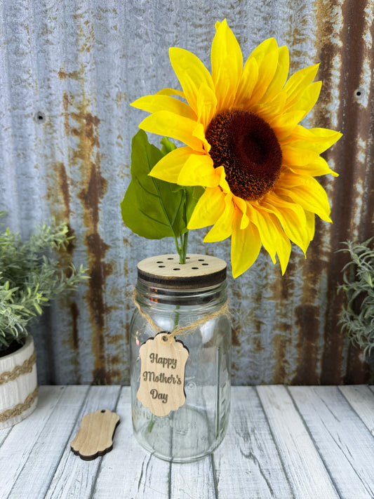 Jar Flower Topper DIY Kit