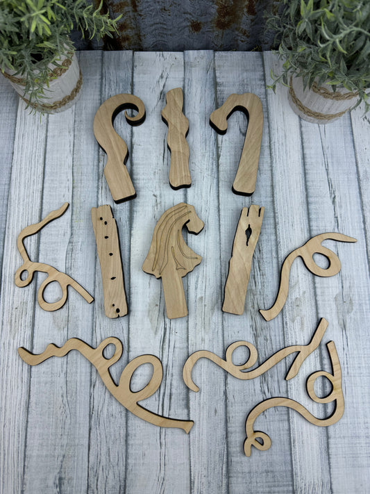 Pumpkin Stems and Swirls Diy Kit