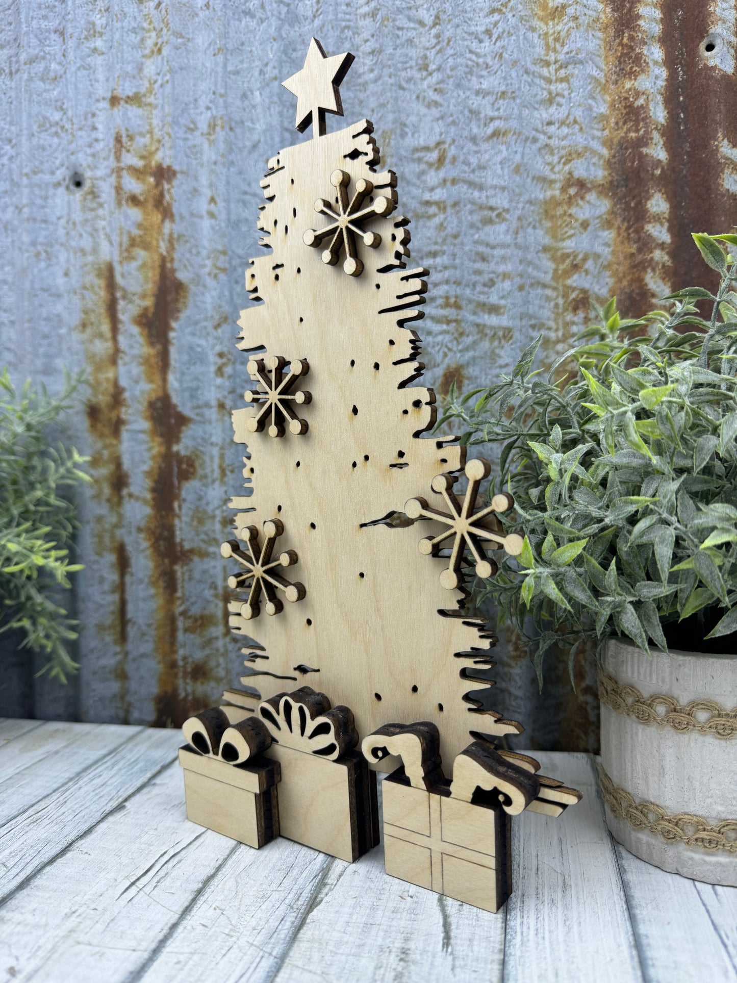 Rustic Christmas Tree Diy Kit