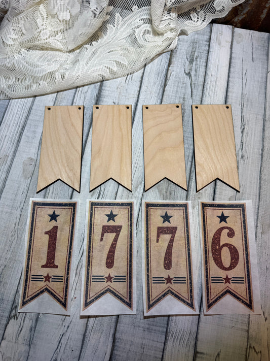 1776 Banner DIY Kit