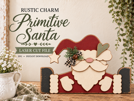 Primitive Splits Santa Diy Kit
