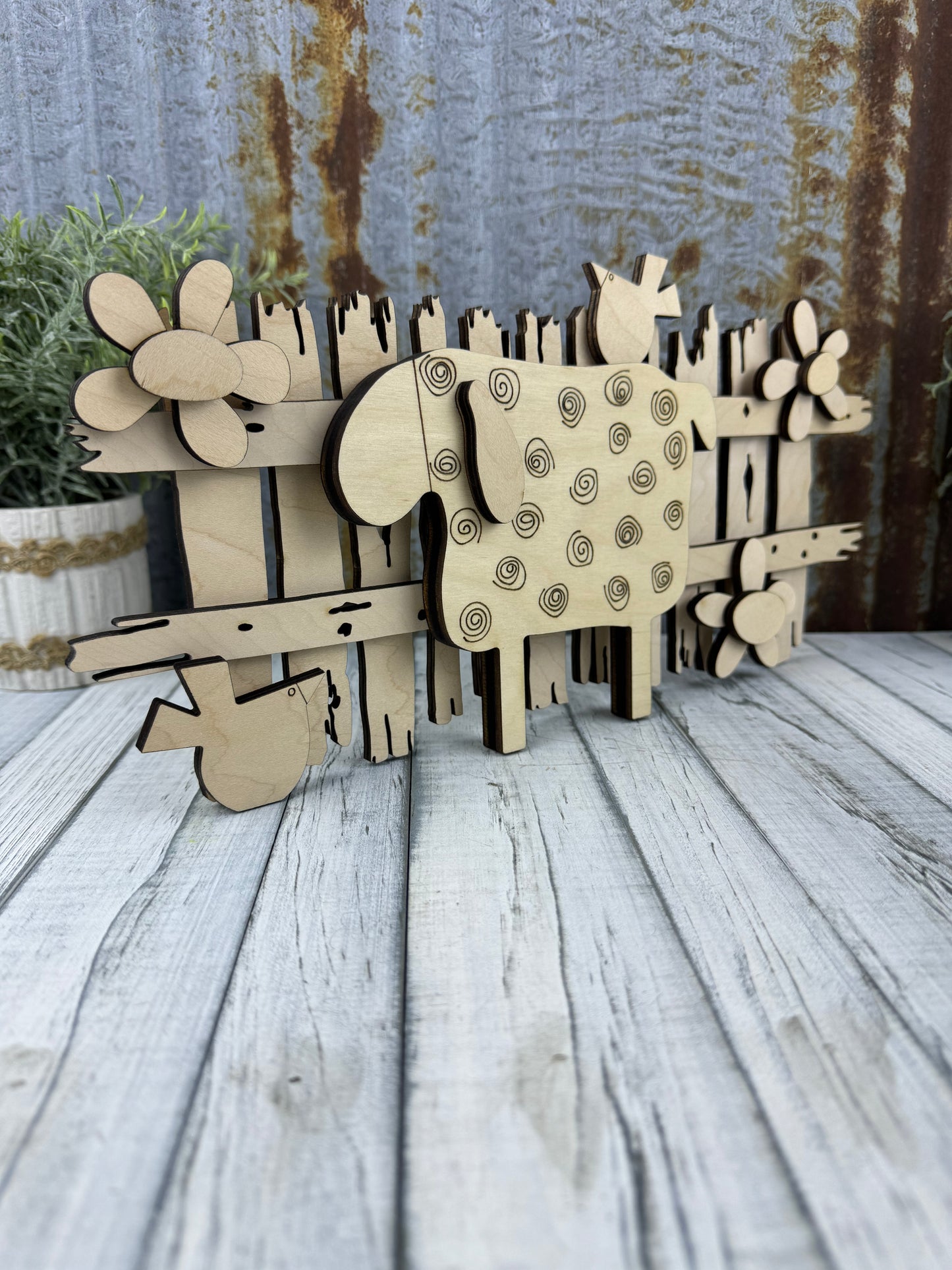 Sheep and Fence DIY Kit