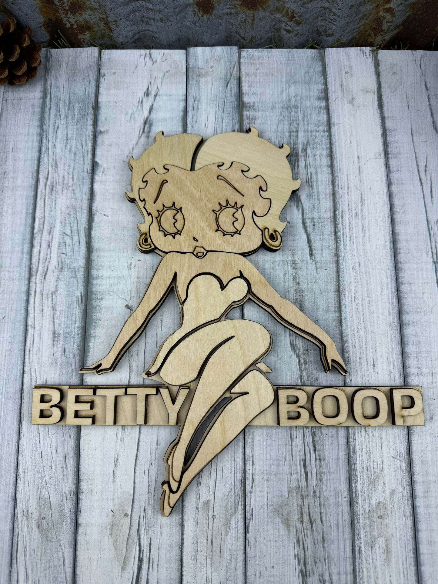 Betty Boop Shelf Edge Sitter Kit (DIY)