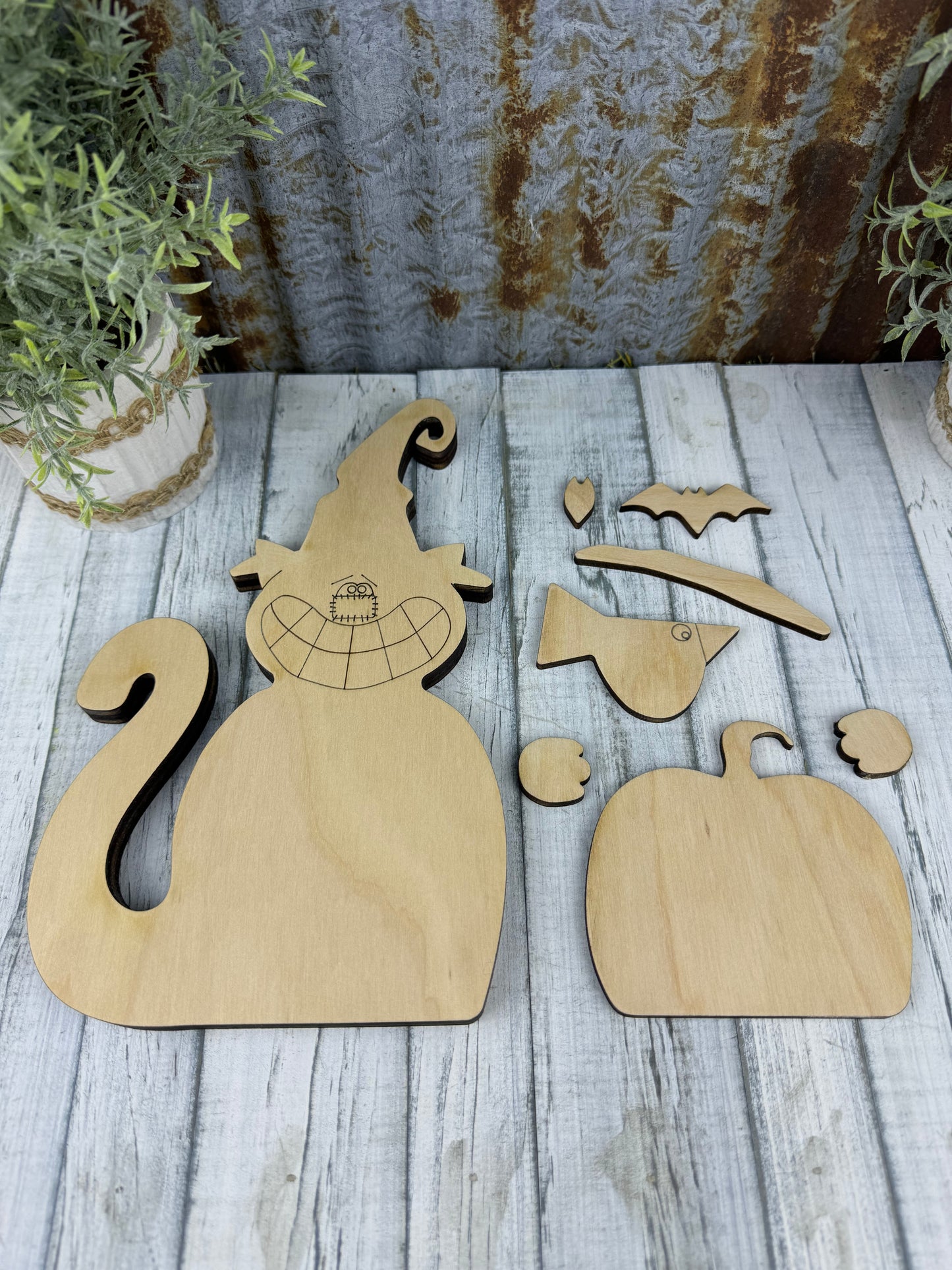 Cheshire Primitive Cat Diy Kit