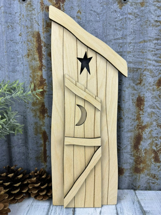 Primitive Outhouse DIY Kit