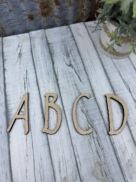 Primitive Letters Diy Kit