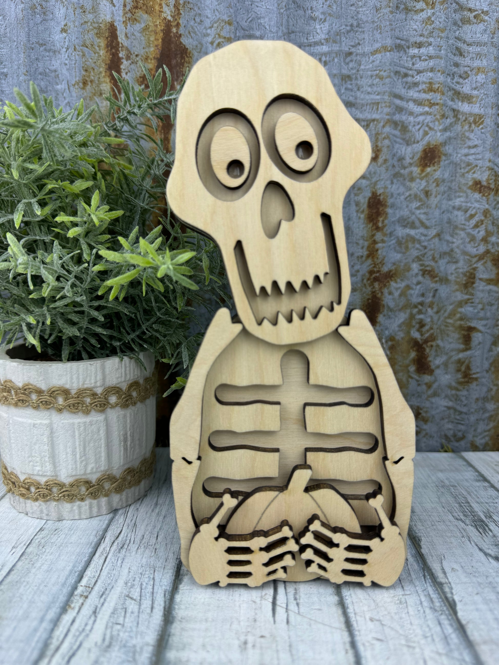 Sitting Skeleton Diy Kit – Homestead Crafter LLC