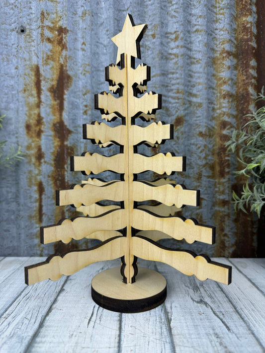 Spindle Christmas Tree Diy Kit