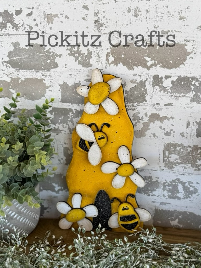 Bee Hive & Flowers DIY Kit