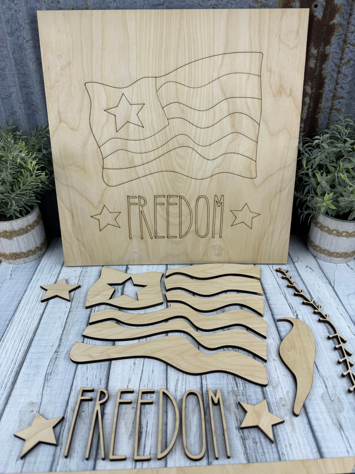 Primitive Flag DIY Kit