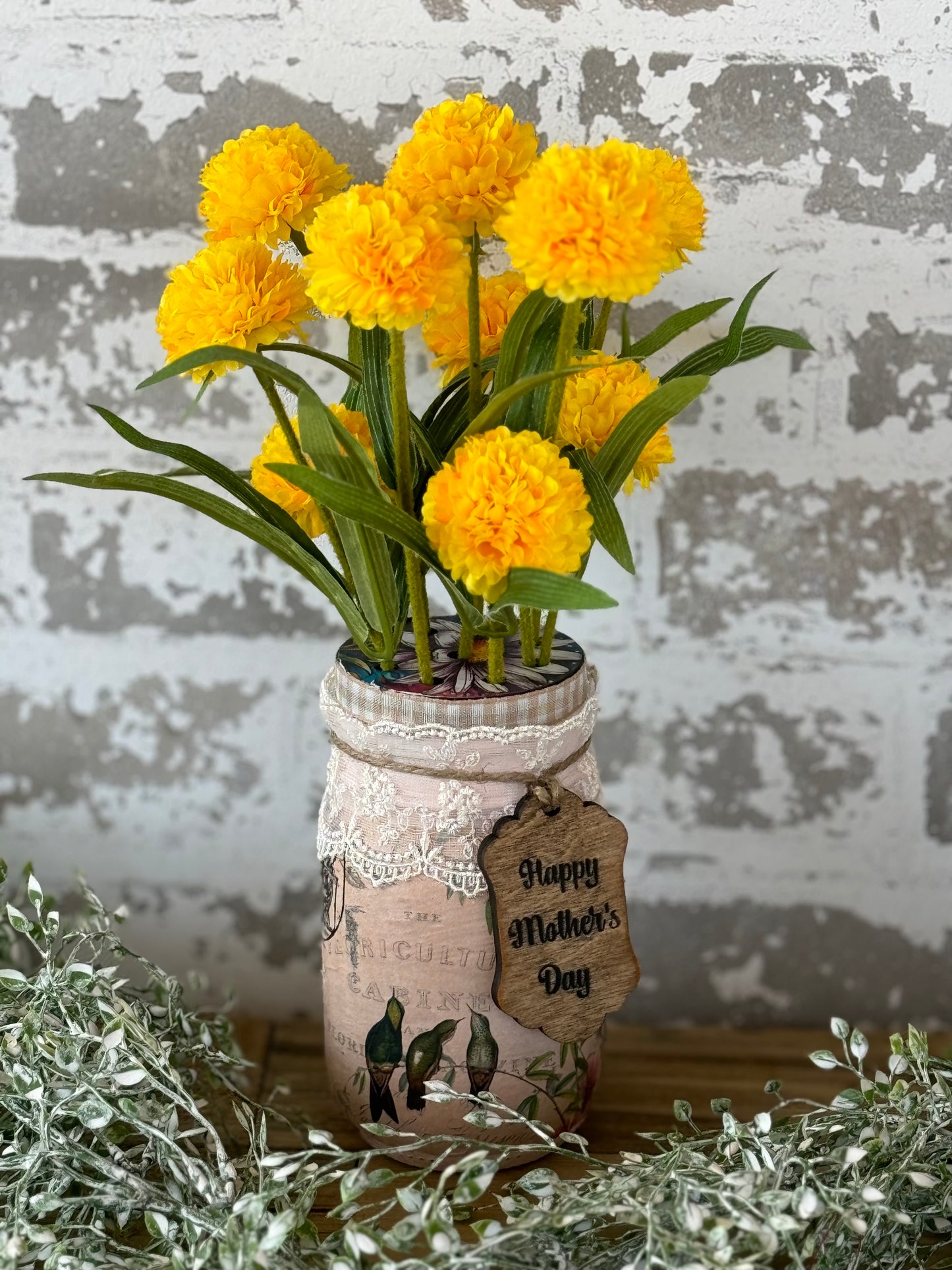 Jar Flower Topper DIY Kit