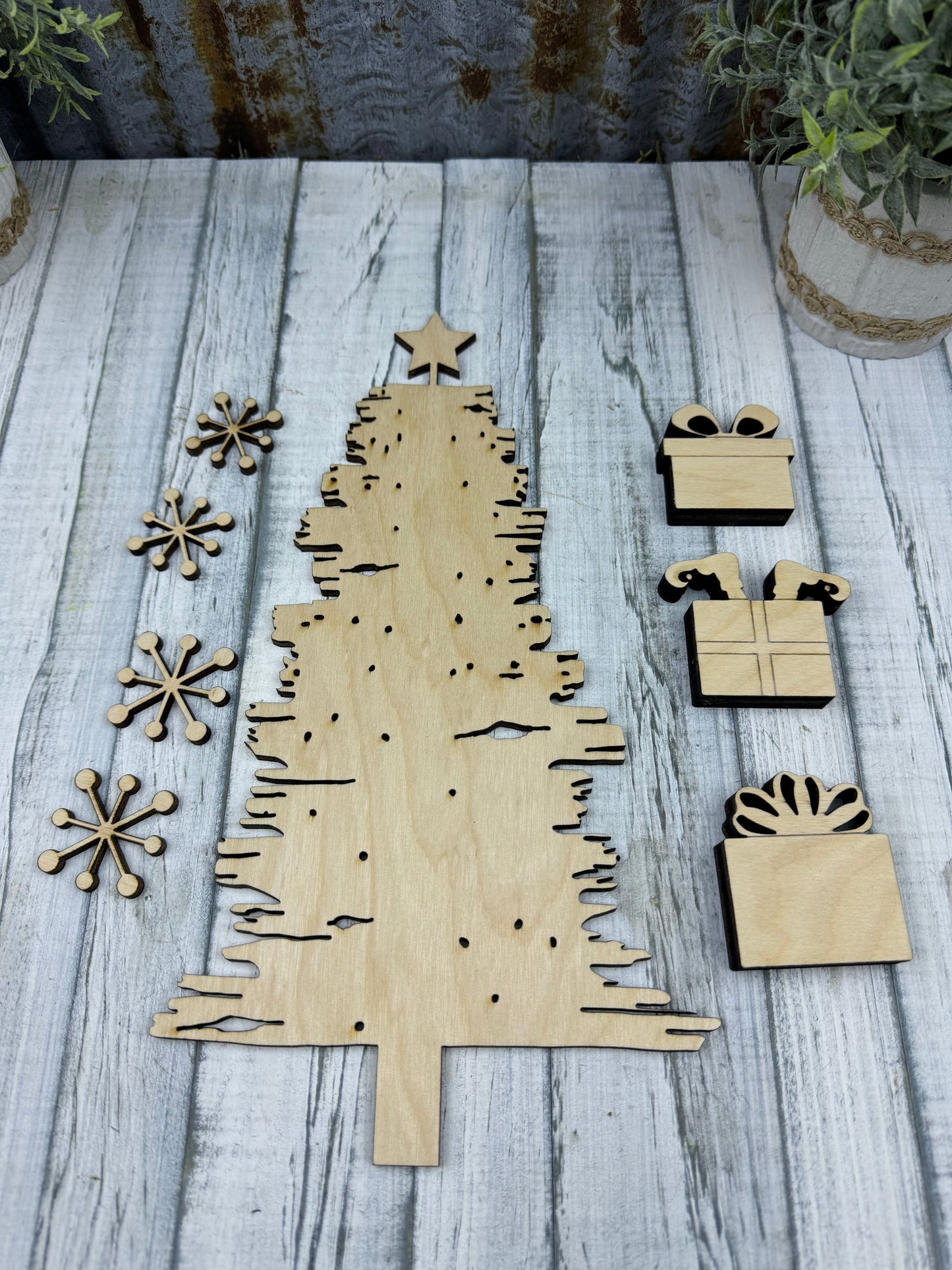 Rustic Christmas Tree Diy Kit