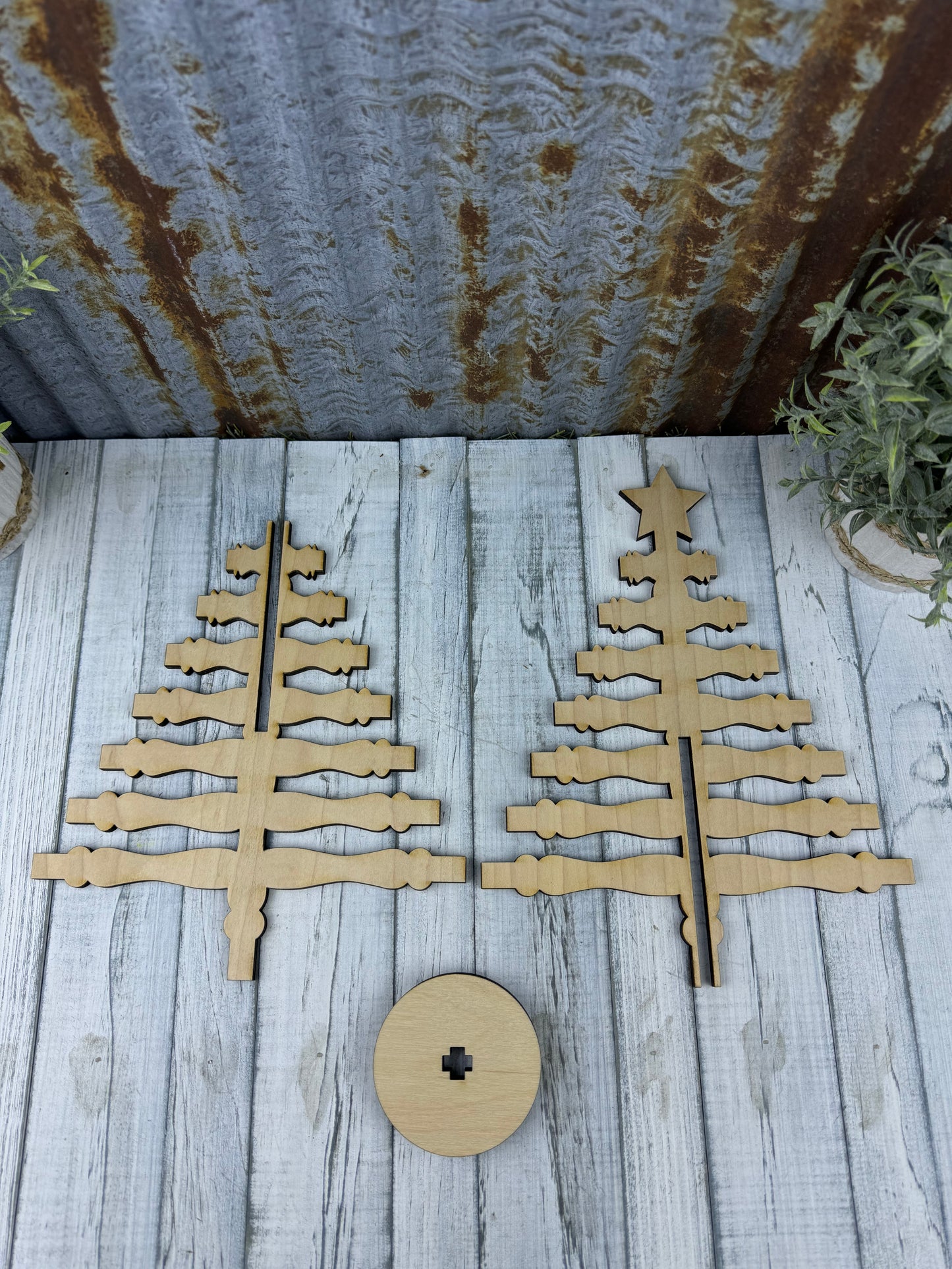 Spindle Christmas Tree Diy Kit