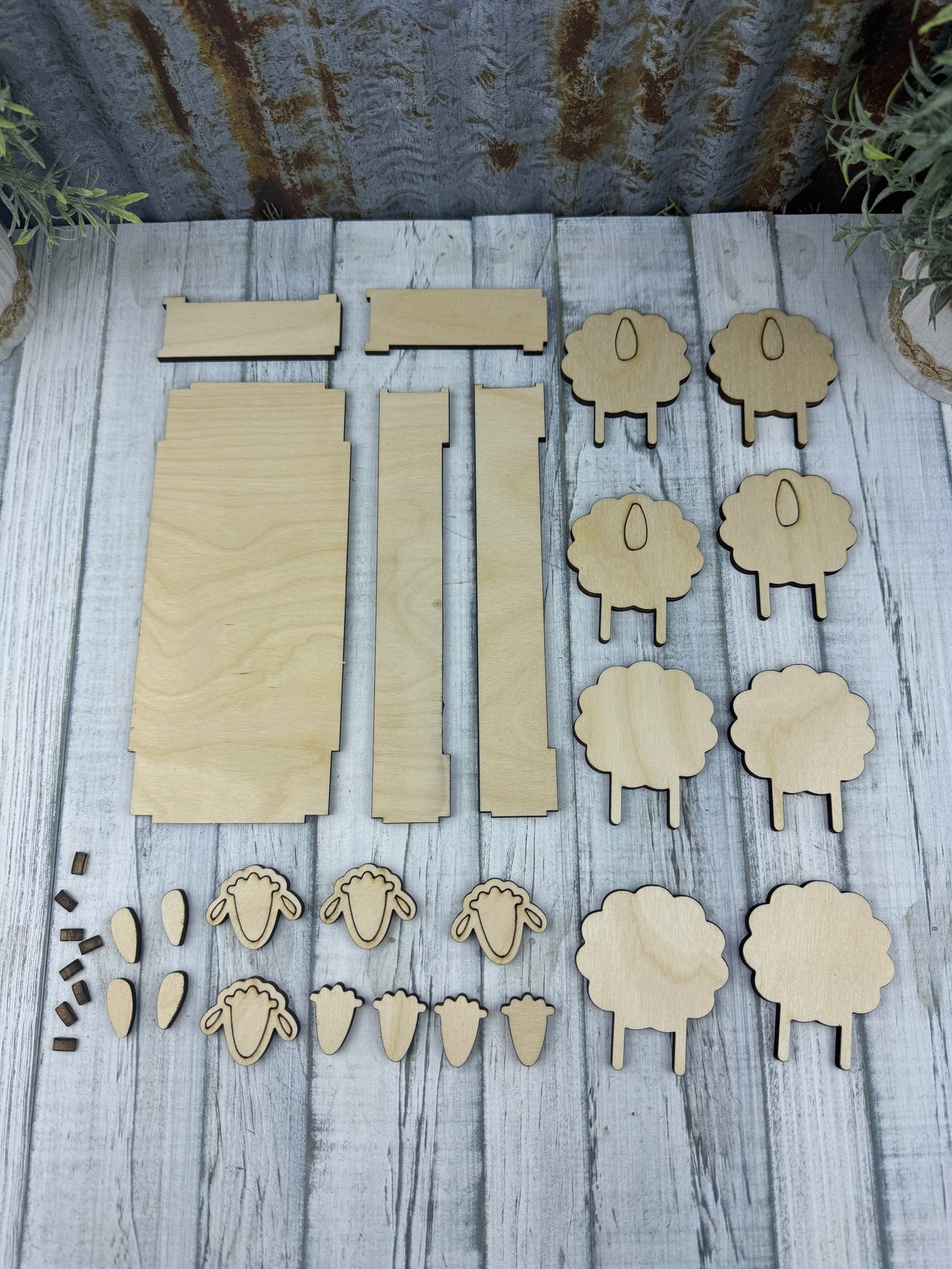 Sheep Planter Diy Kit