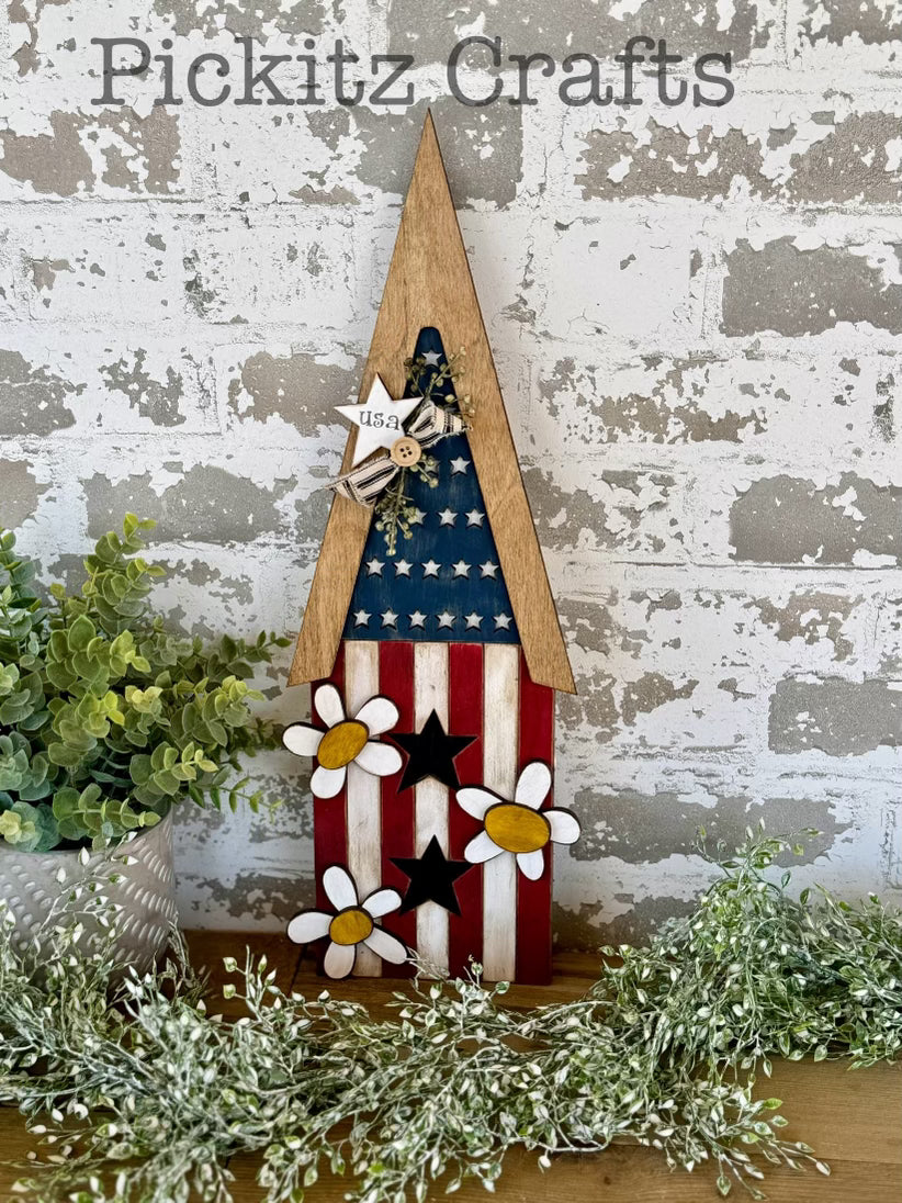 Patriotic Birdhouse DIY Kit