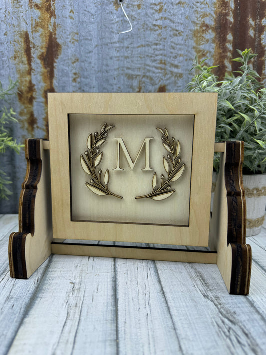 interchangeable Monogram Board DIY Kit