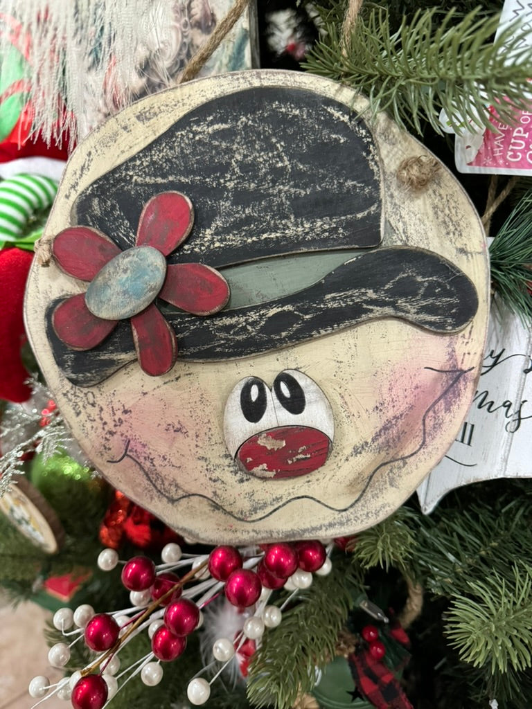 Snowman Door Hanger Diy Kit – Homestead Crafter LLC
