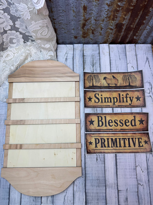 Hymnal Board DIY Kit