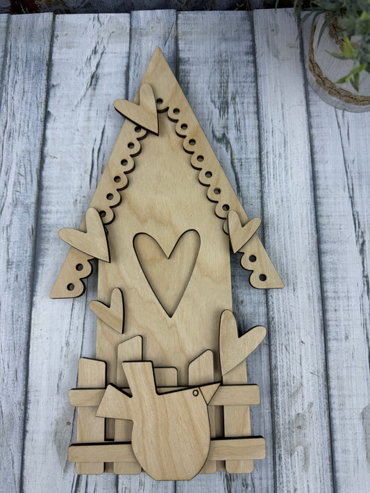 Valentines Birdhouse Diy Kit