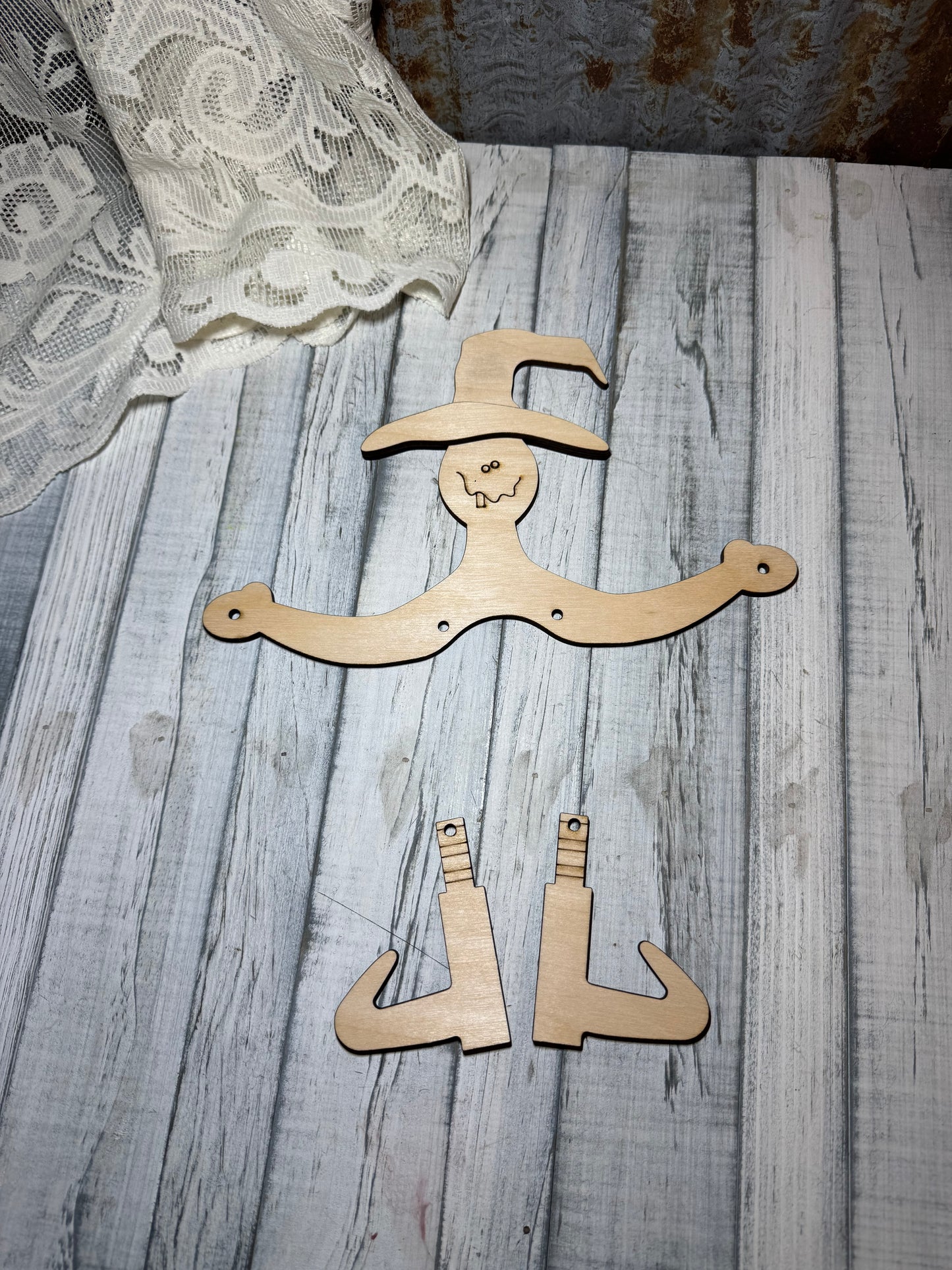 Rag Body Witch & Ghost Diy Kit
