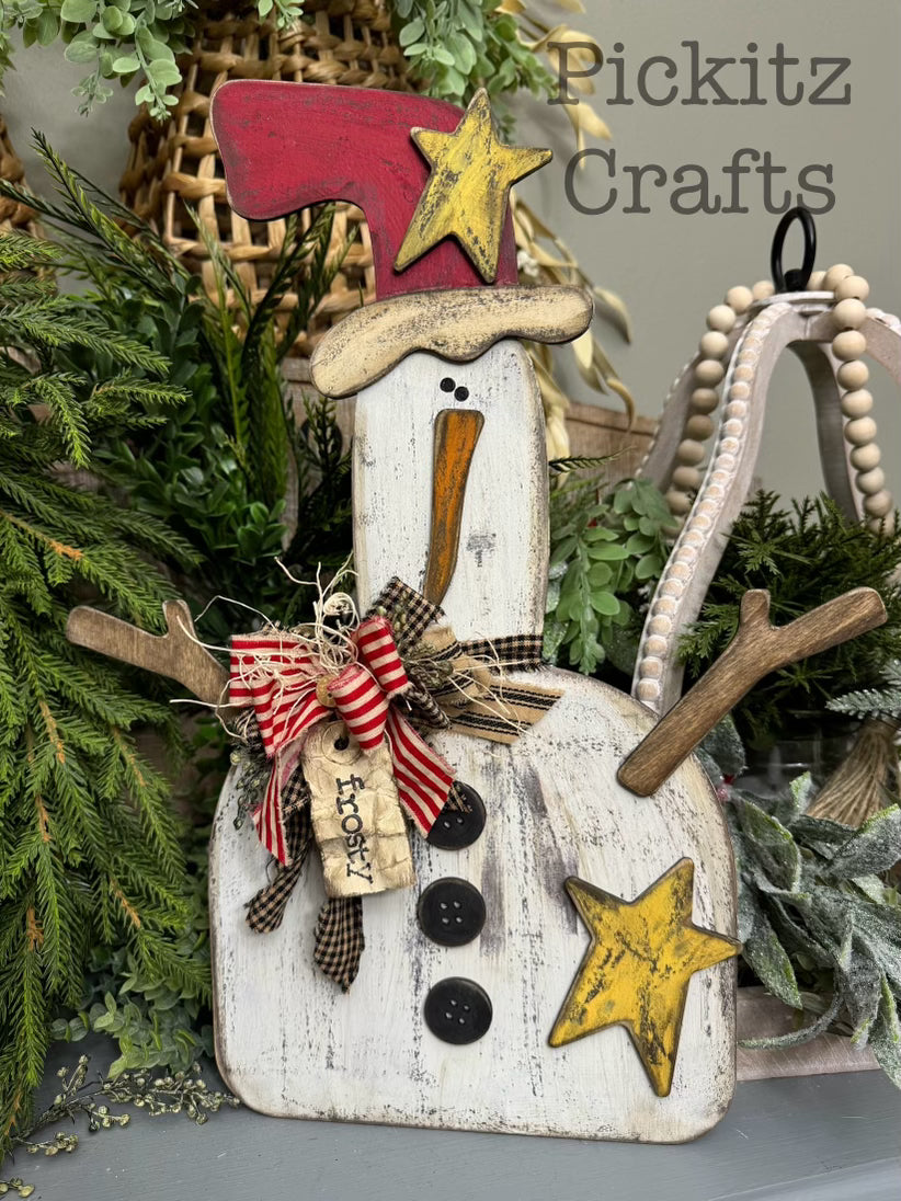 Primitive Snowman/Stars DIY Kit