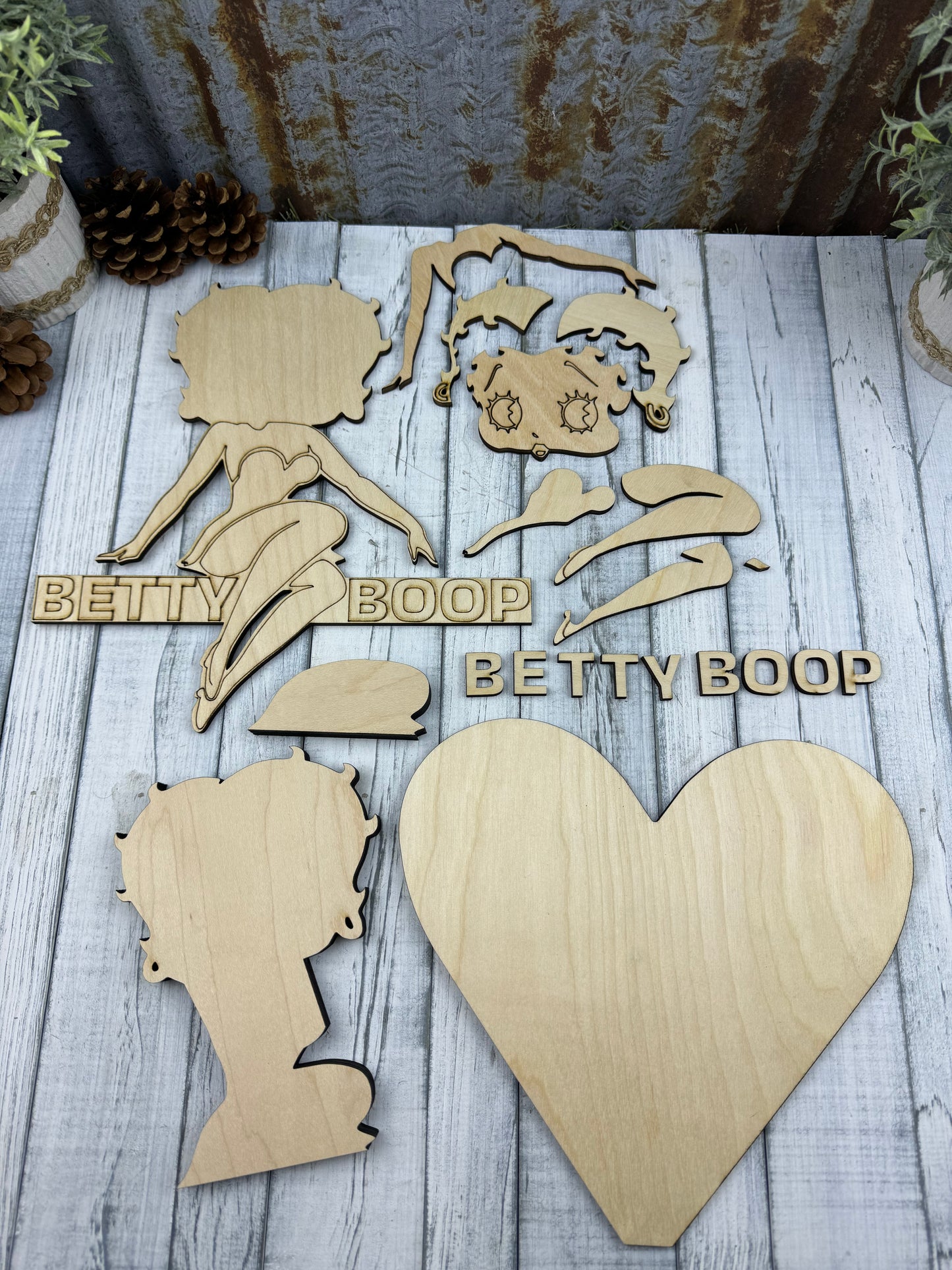 Betty Boop Shelf Edge Sitter Kit (DIY)