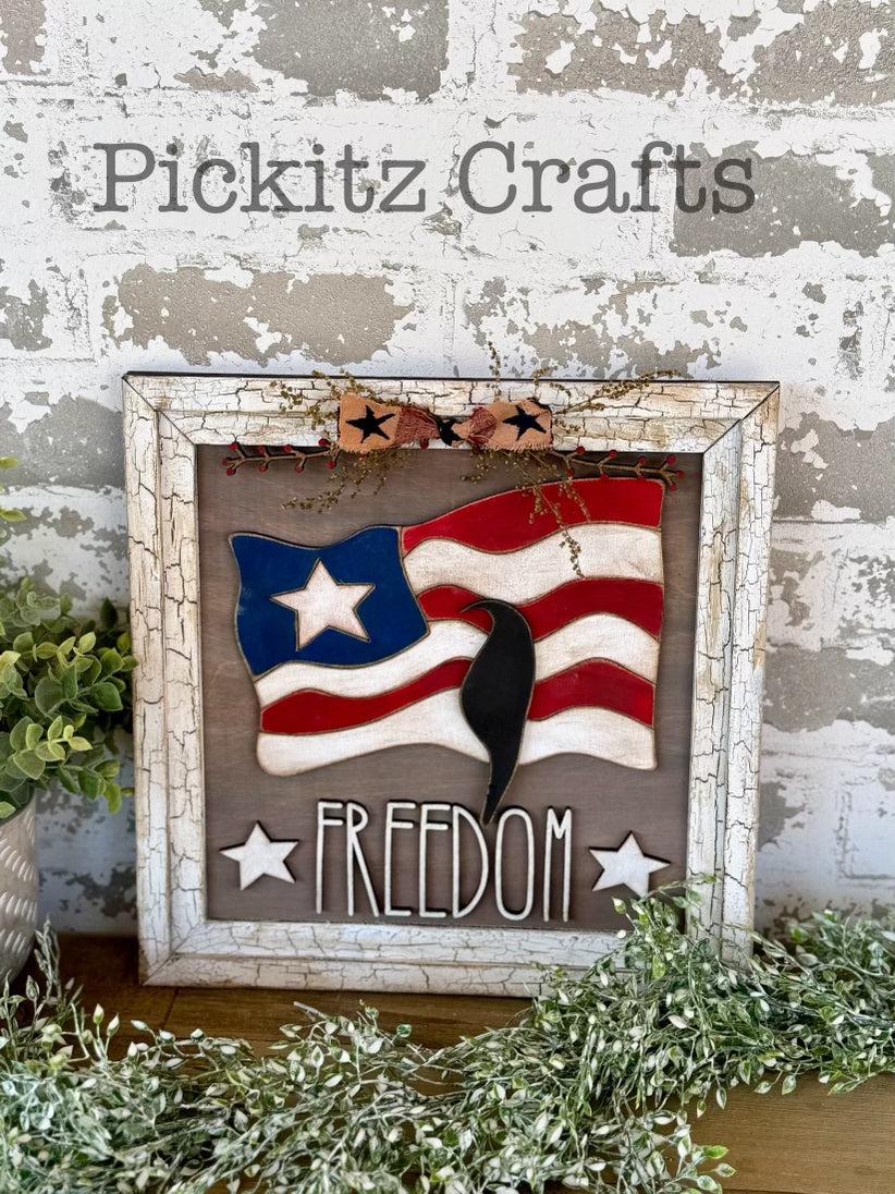 Primitive Flag DIY Kit