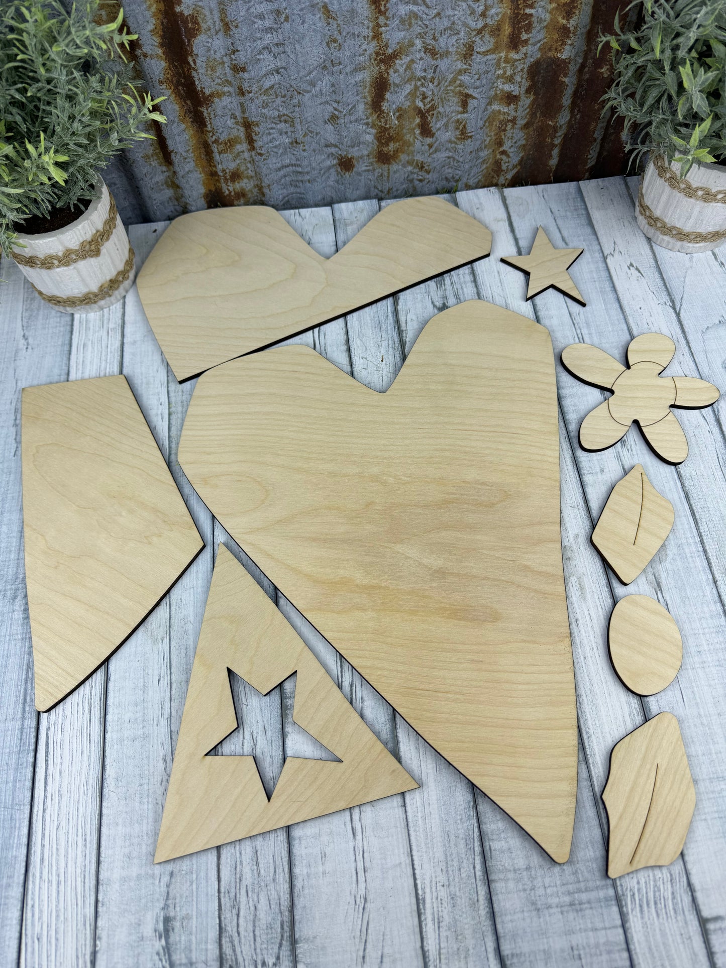 Primitive Patch Heart DIY Kit