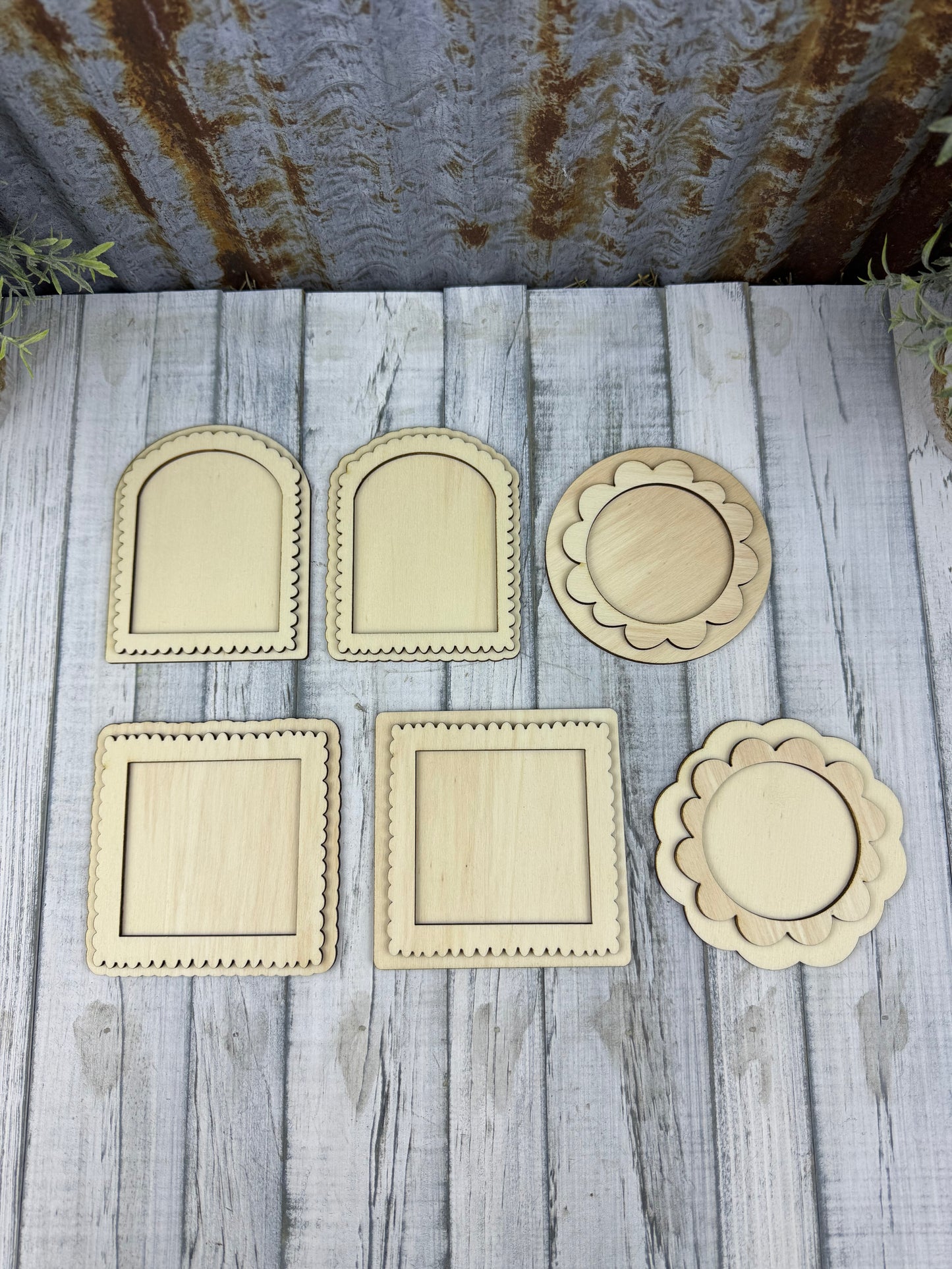 Scalloped Edge Frames DIY Kit