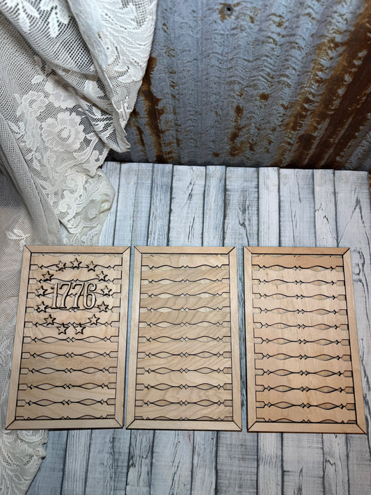 1776 Spindle Flag Diy Kit