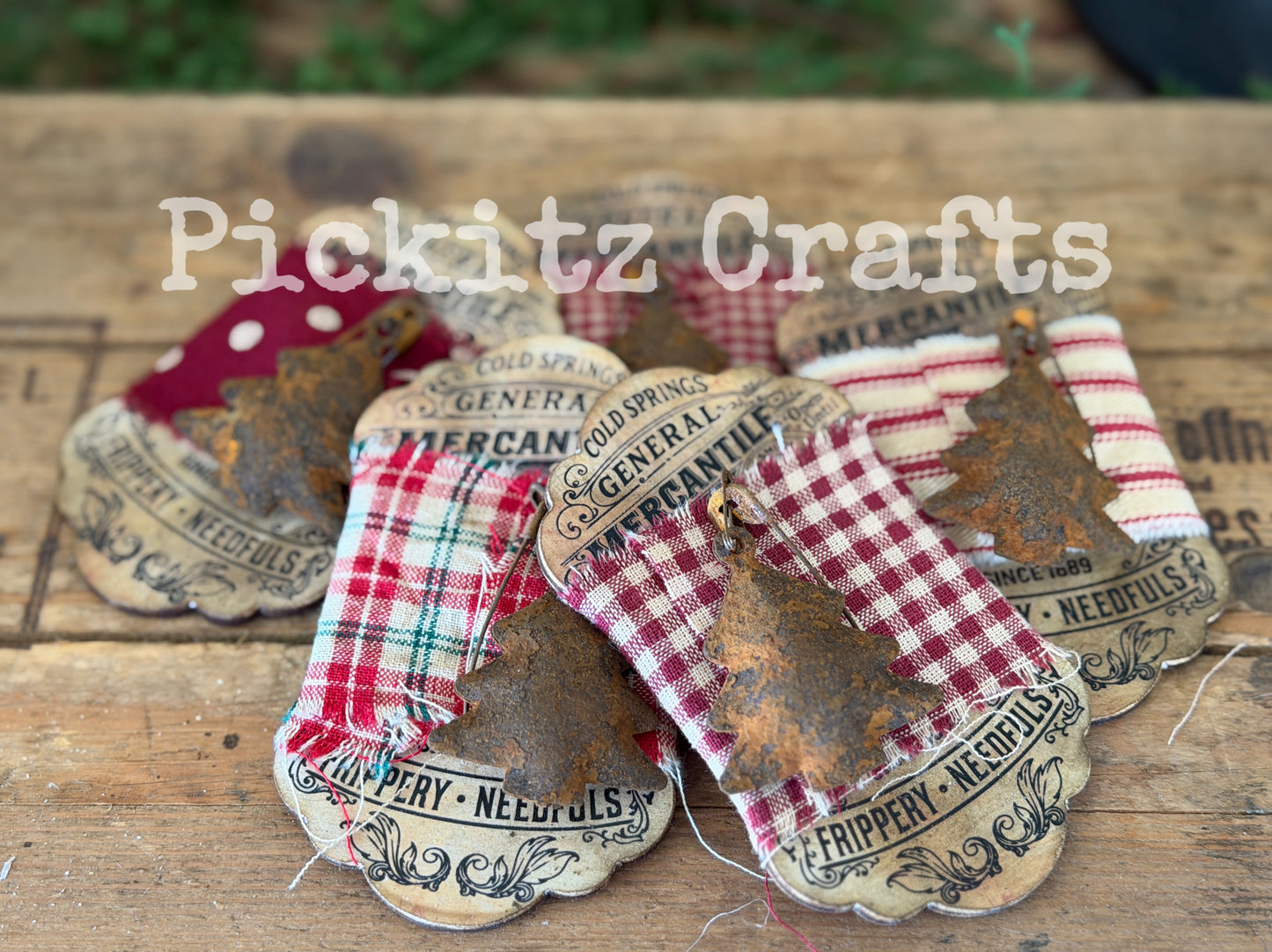 Ornate Ribbon Spools w Prints Diy Kit