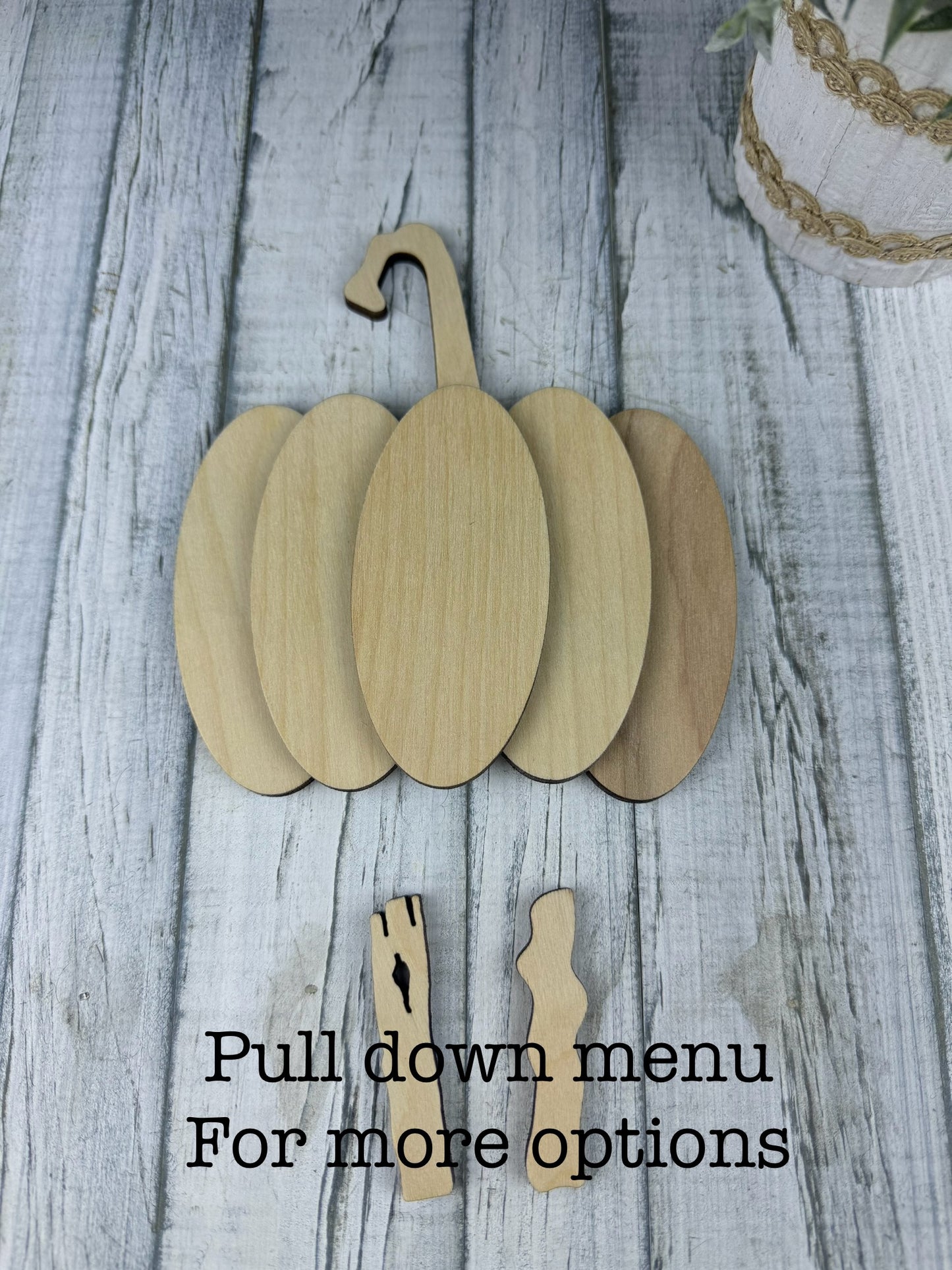 3D Pumpkin and Stems Diy Kit