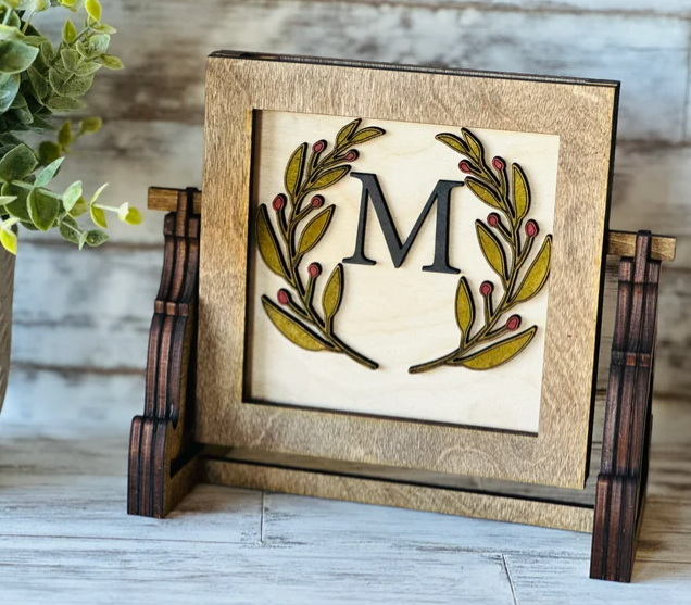 interchangeable Monogram Board DIY Kit