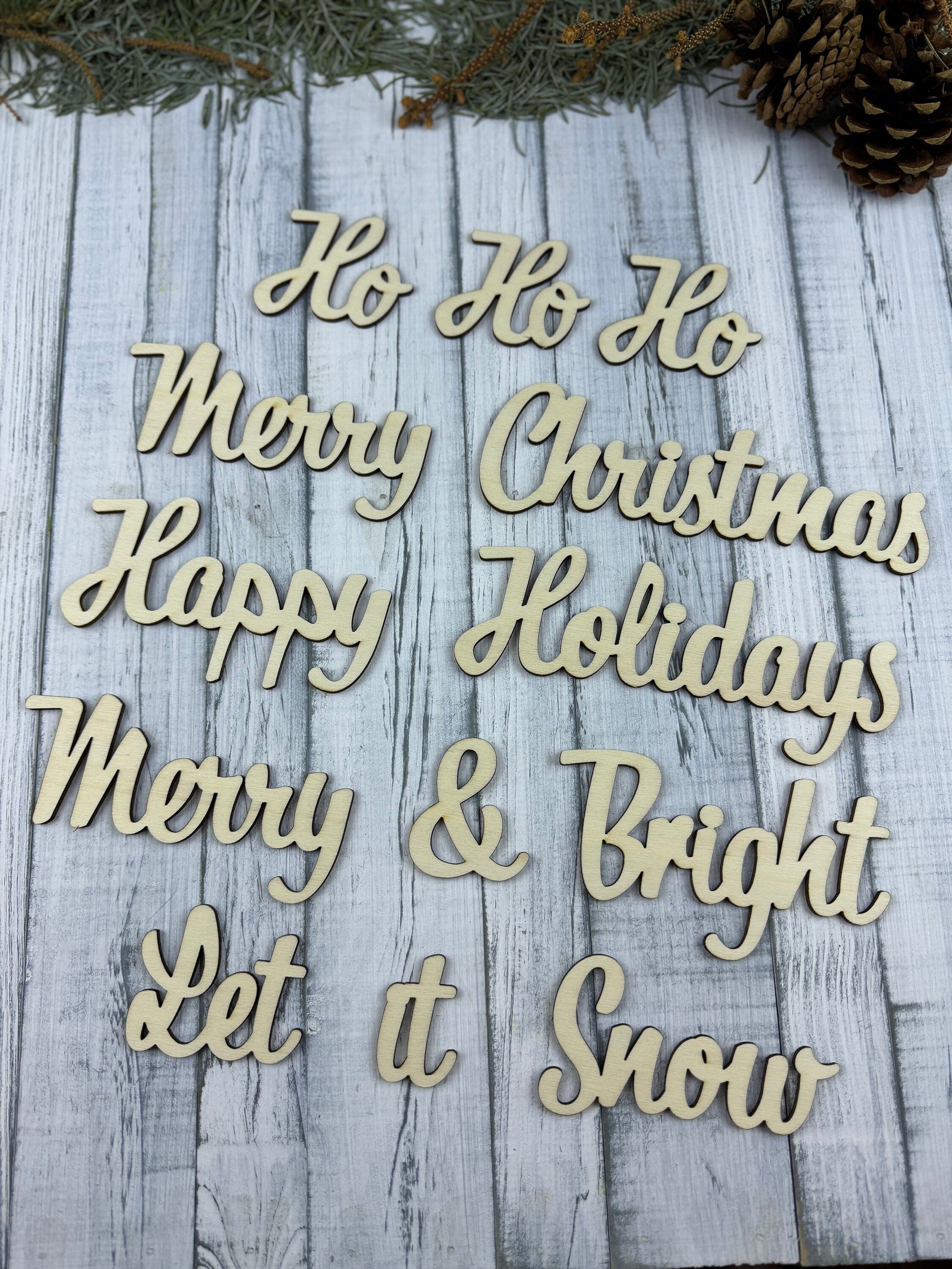 Holiday Sayings Words I (DIY) – Homestead Crafter LLC