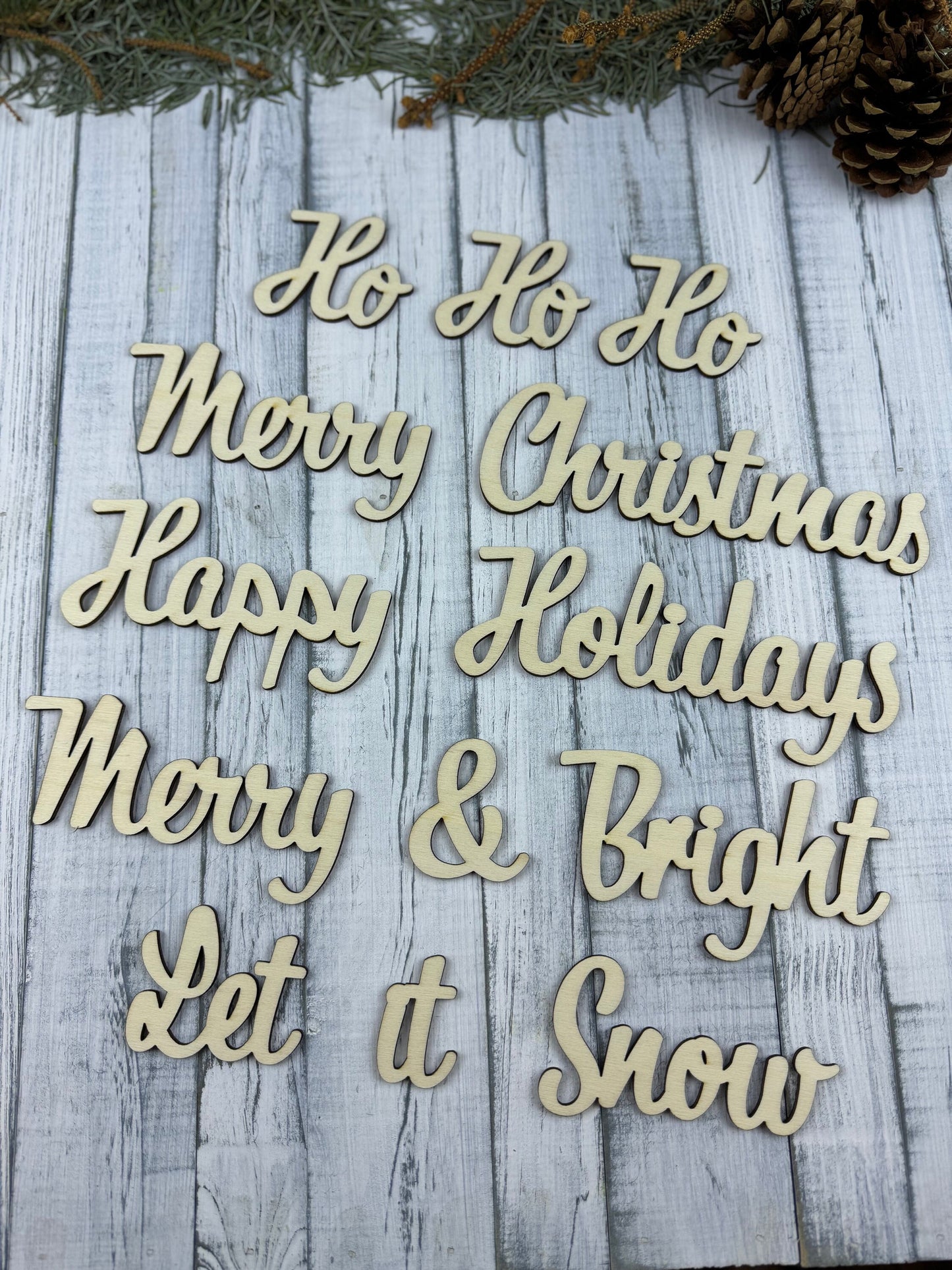 Holiday Sayings Words I (DIY)