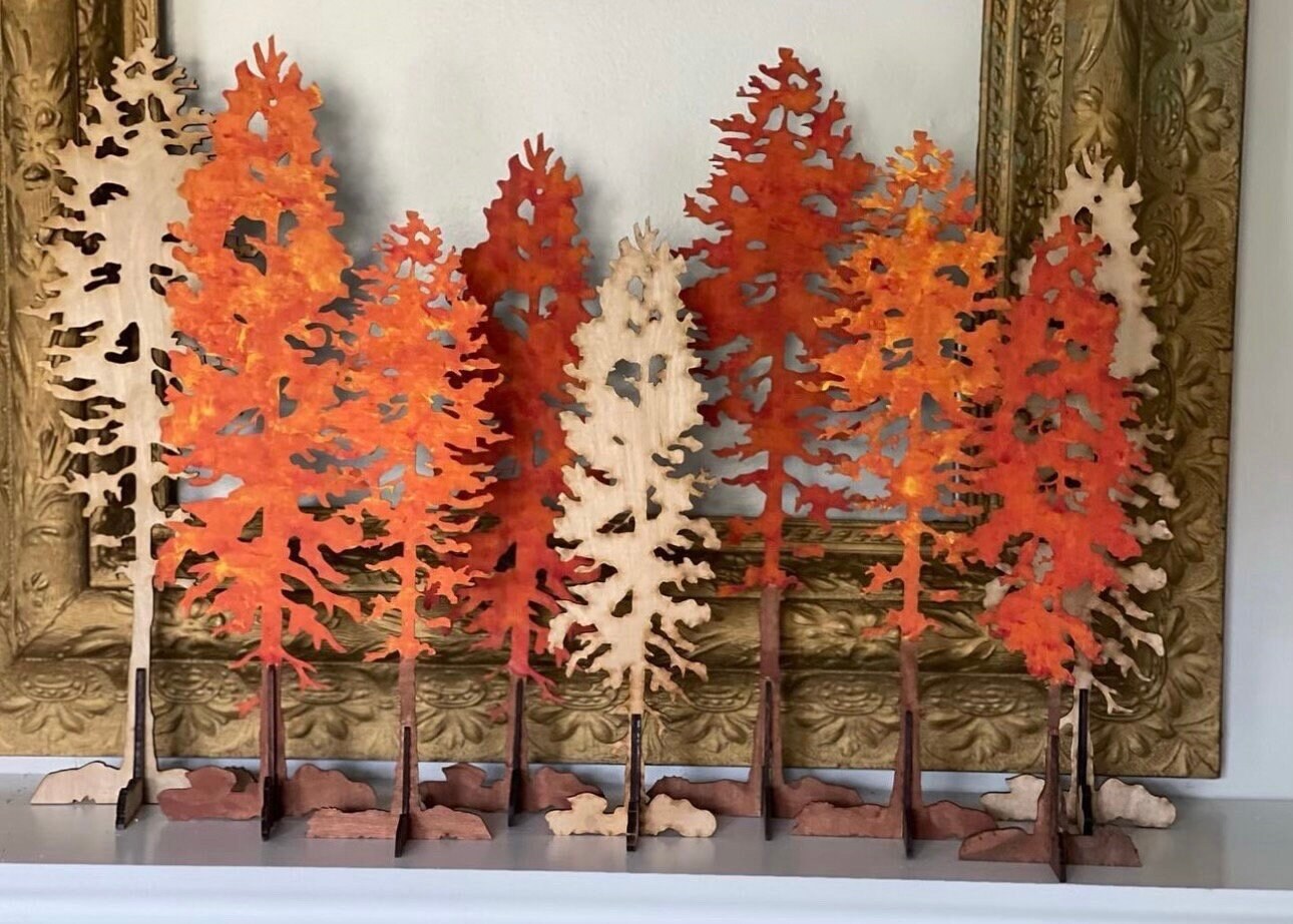 Fall Trees Bundle (DIY)