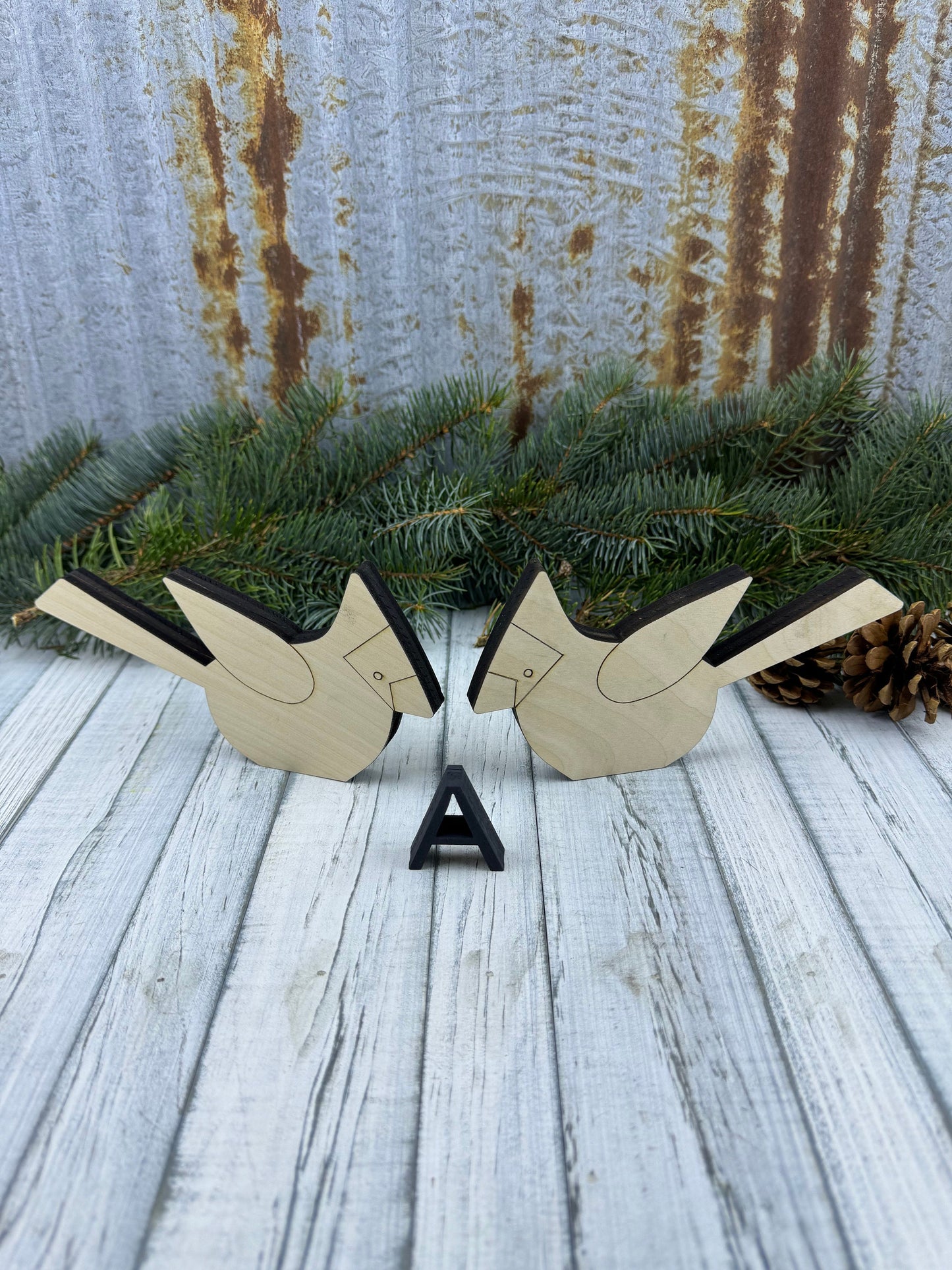 Etched Cardinals (DIY)