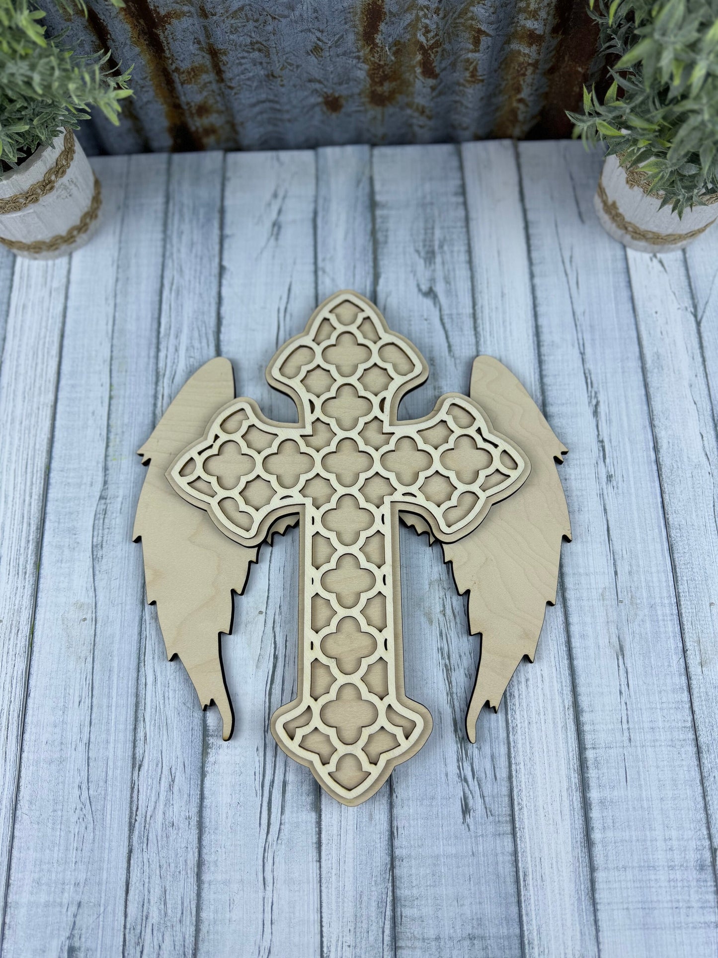 Cross with Wings Kit (DIY)