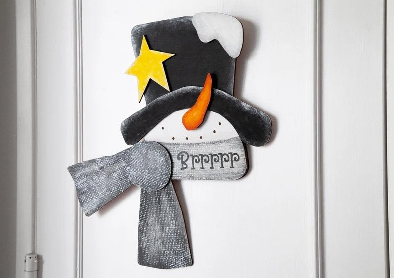 Door Hanger Snowman Kit (DIY)