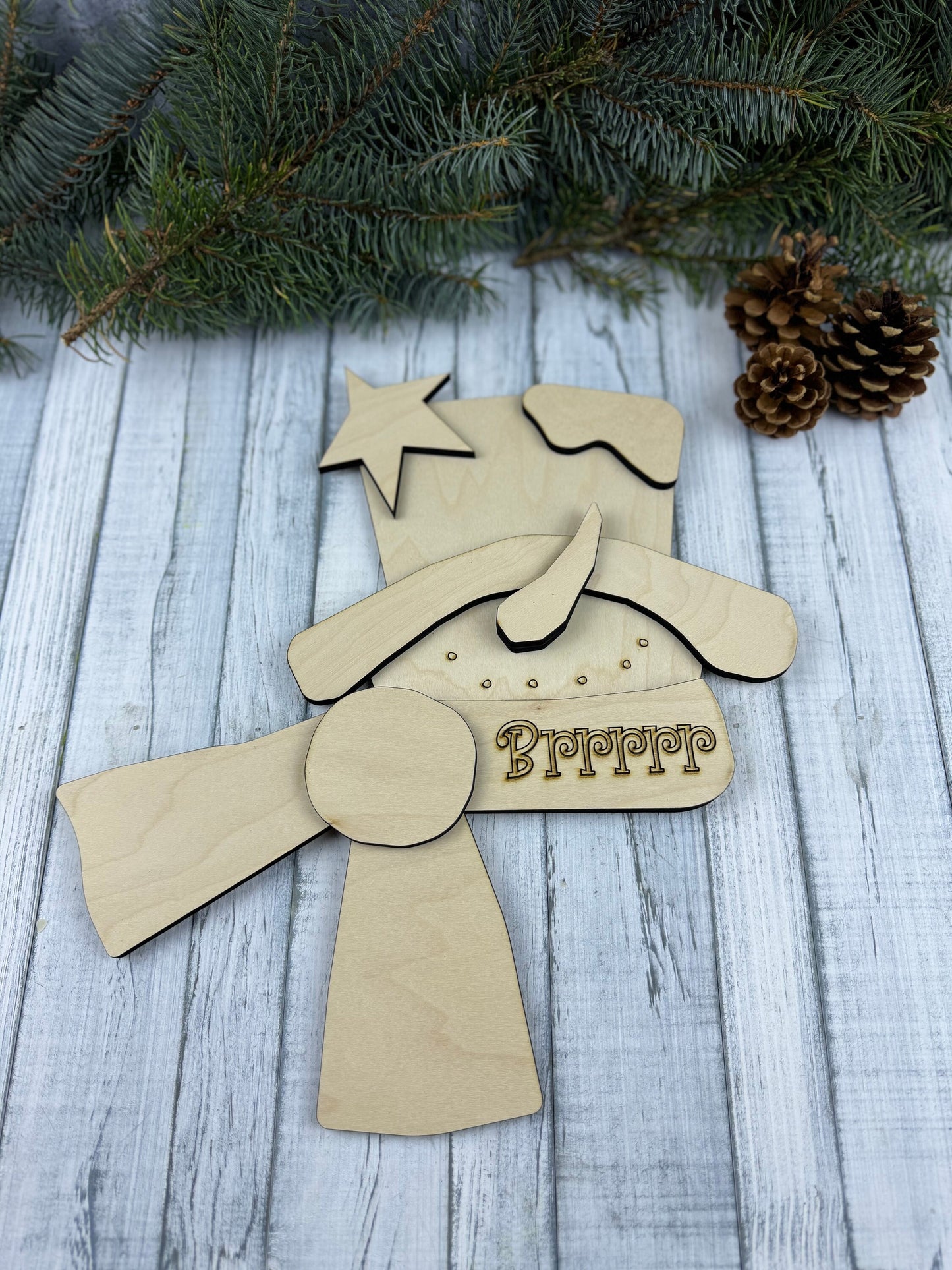 Door Hanger Snowman Kit (DIY)