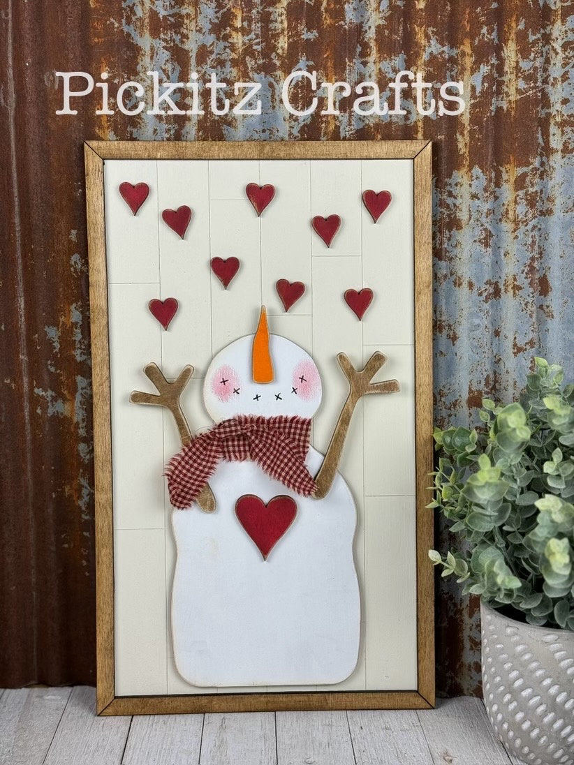 Valentine Snowman DIY Kit