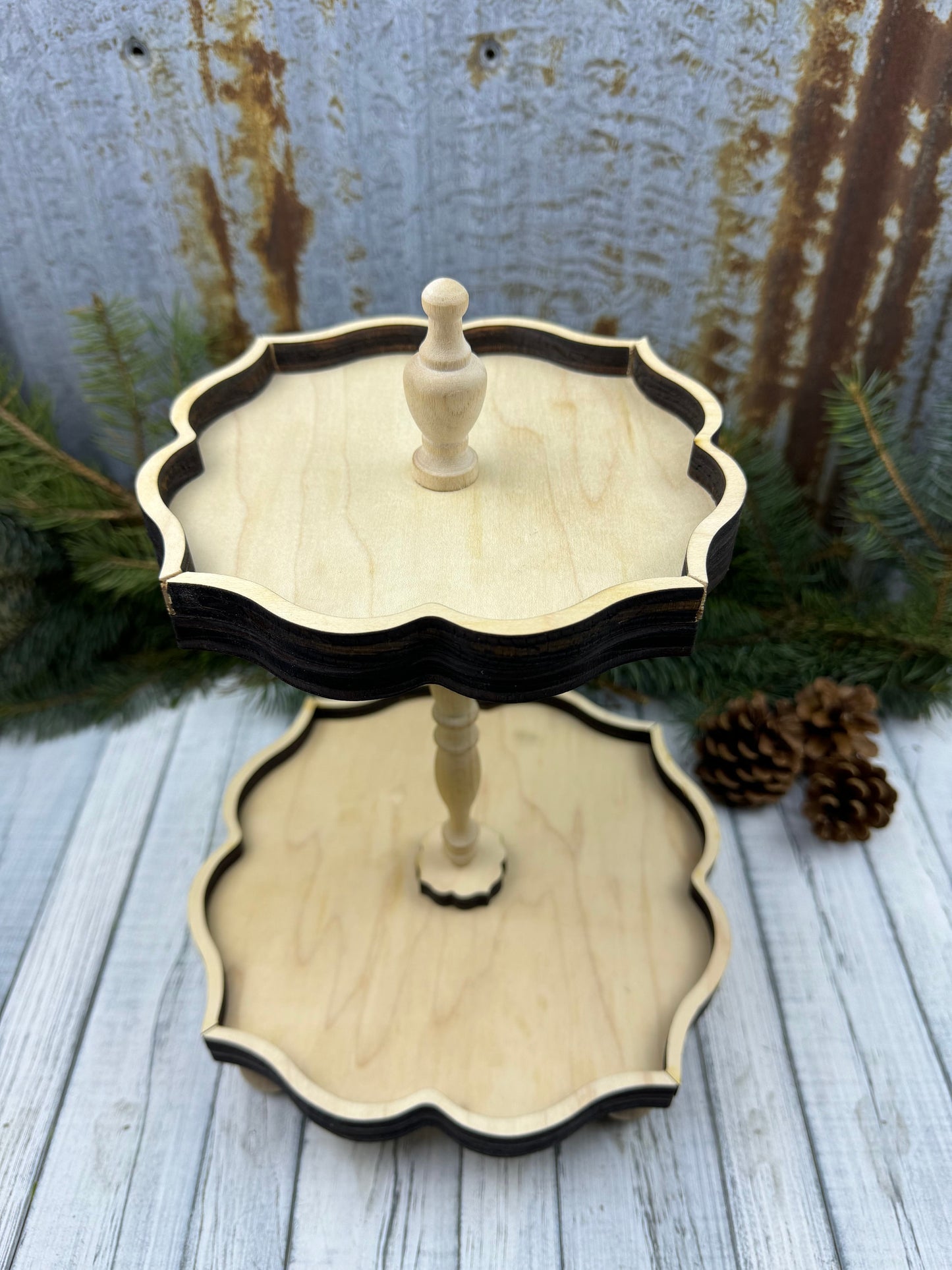 Teared Tray - DIY Kit - Country  - Christmas - Rustic