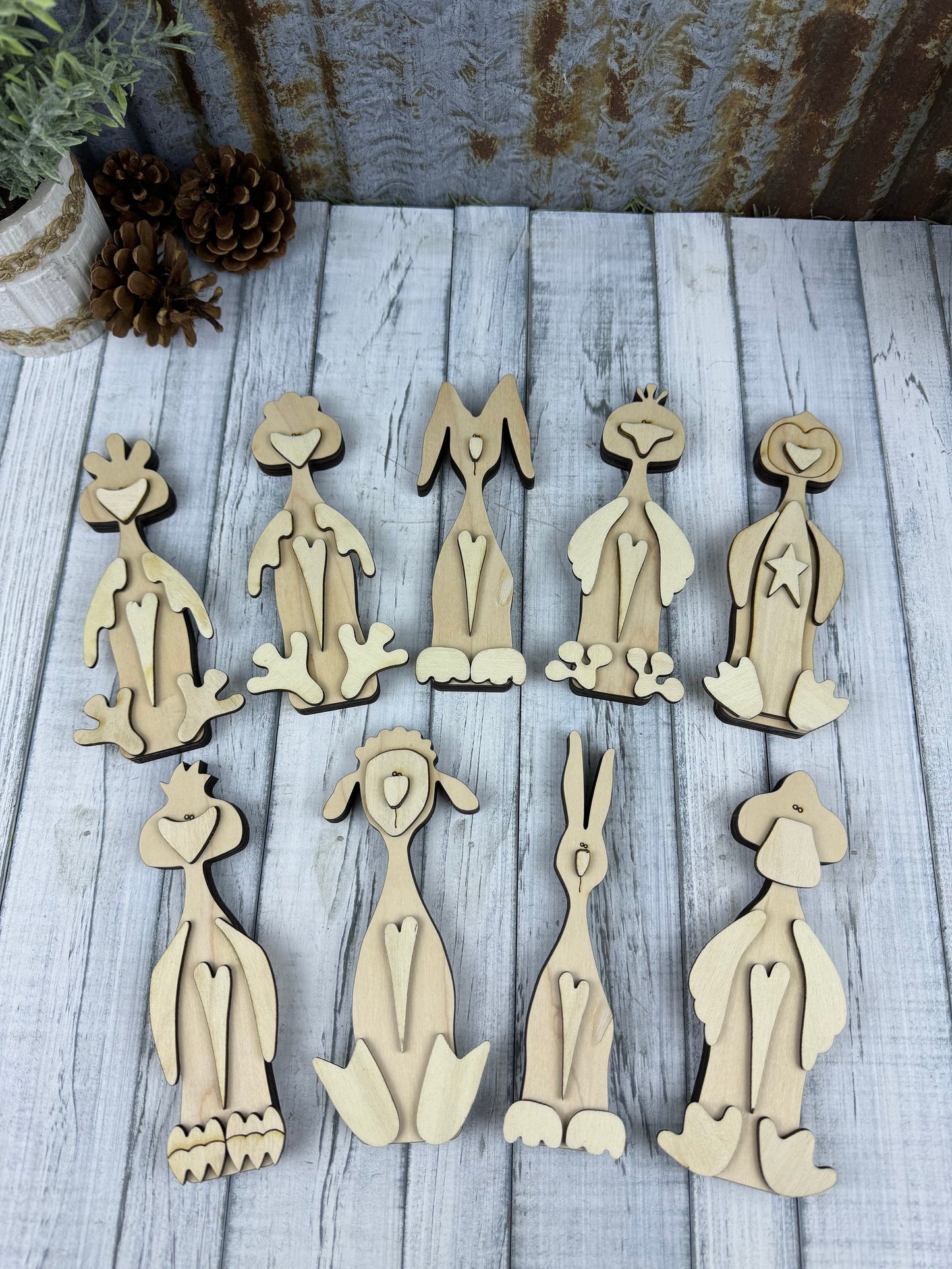 Mini Primitive Characters Kit (DIY